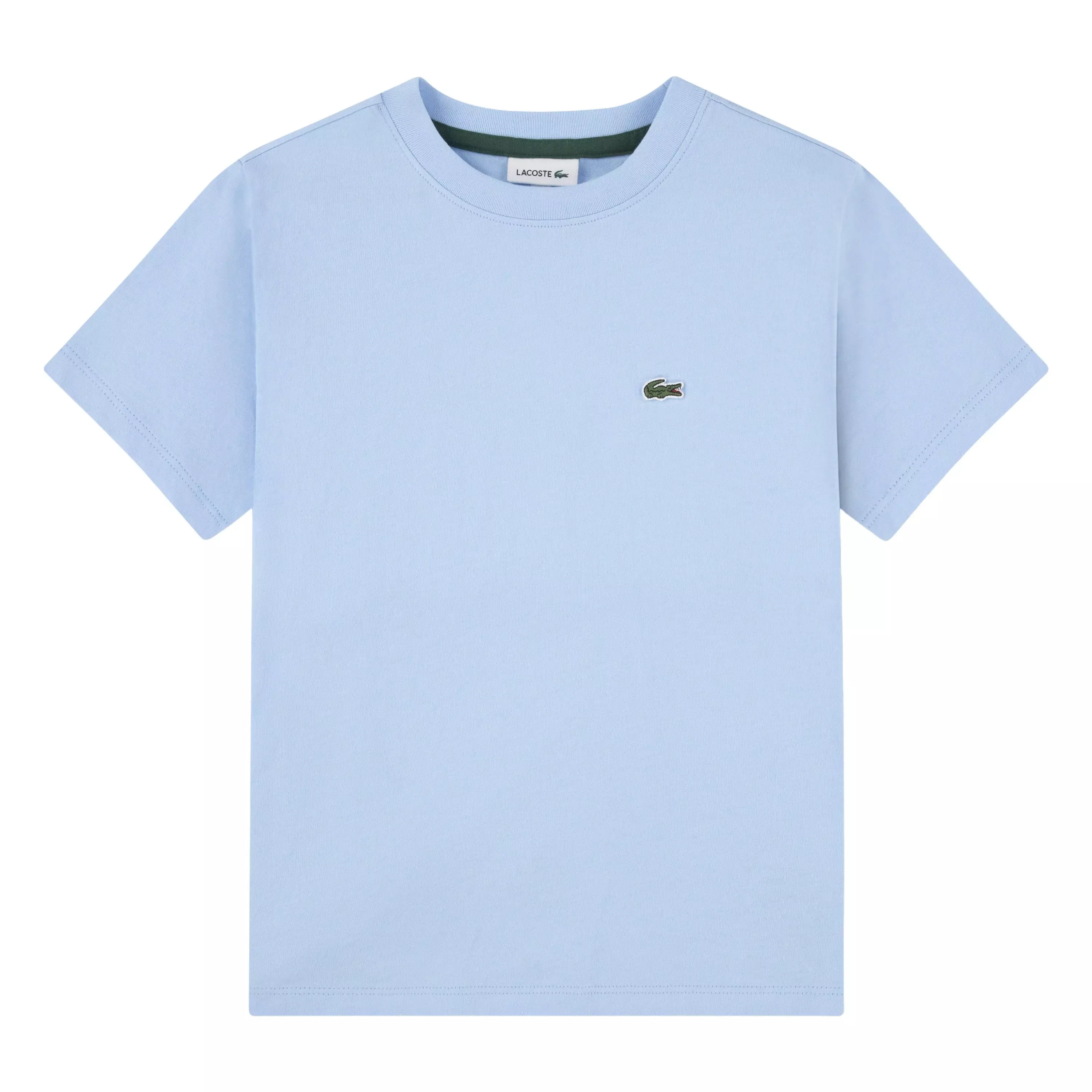 Lacoste Big Boys' Core Tee-Lt Blue - LT BLUE