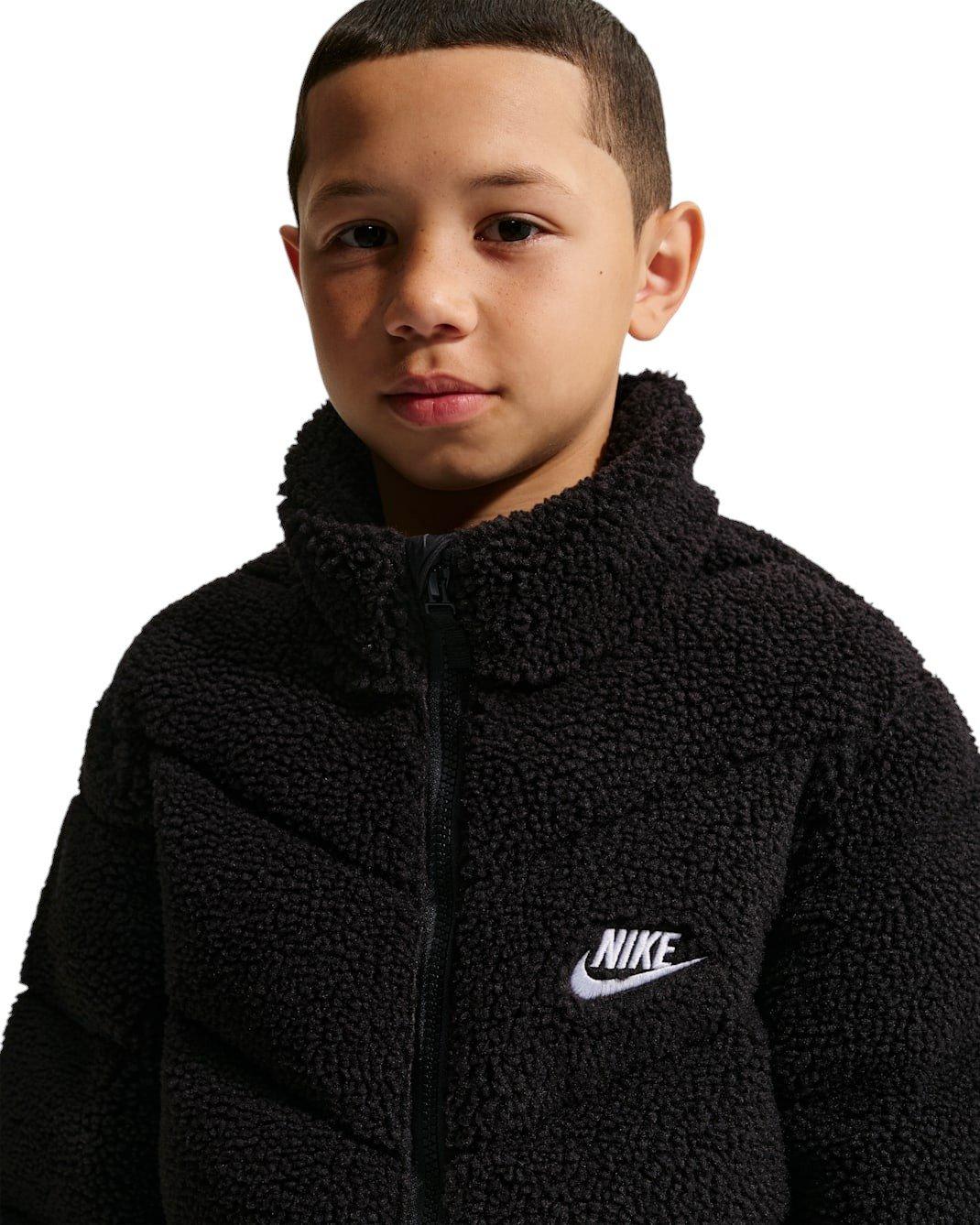 Nike Big Kids' Sportswear Therma-FIT Loose Puffer Jacket - Black - BLACK