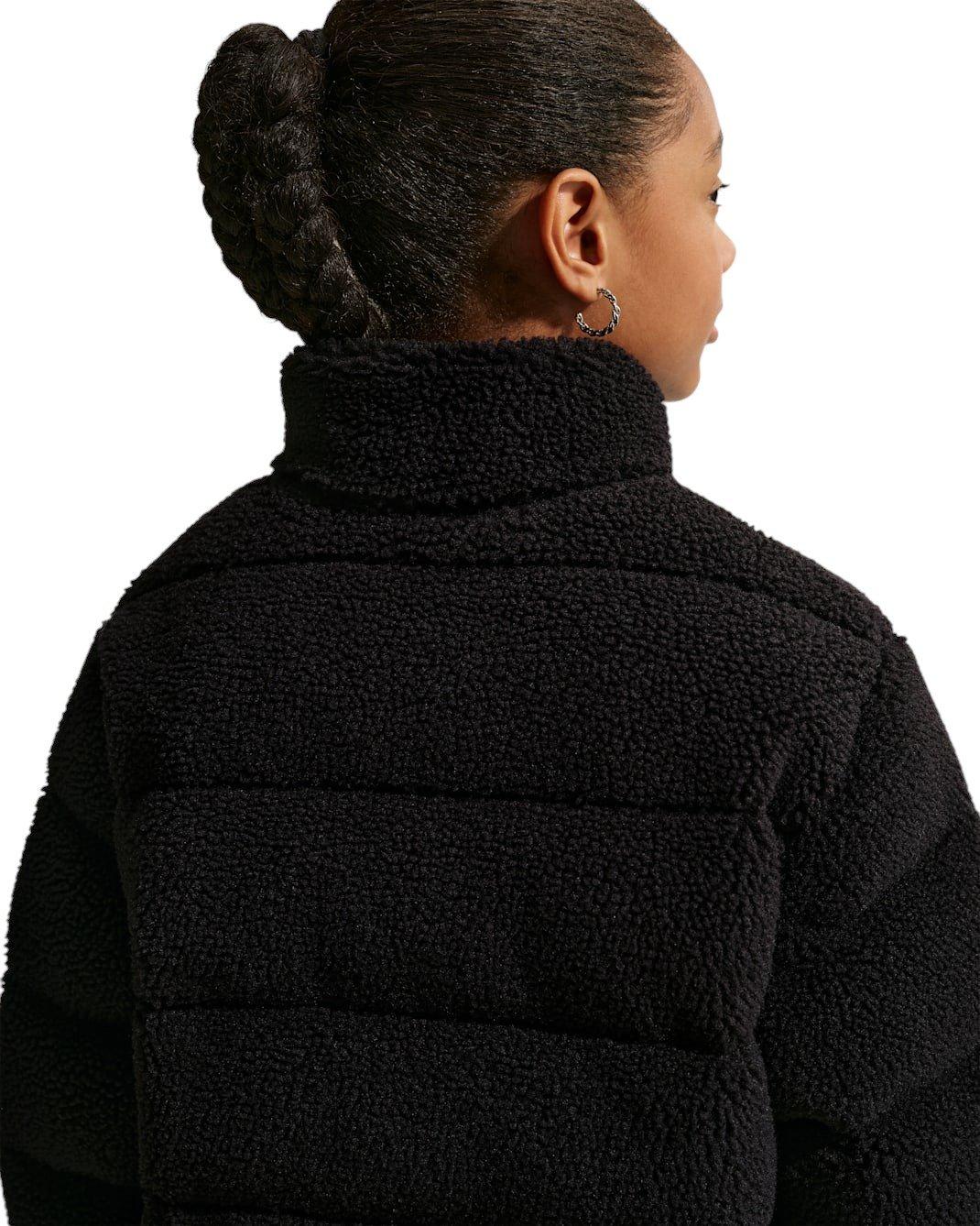 Nike Big Kids' Sportswear Therma-FIT Loose Puffer Jacket - Black - BLACK