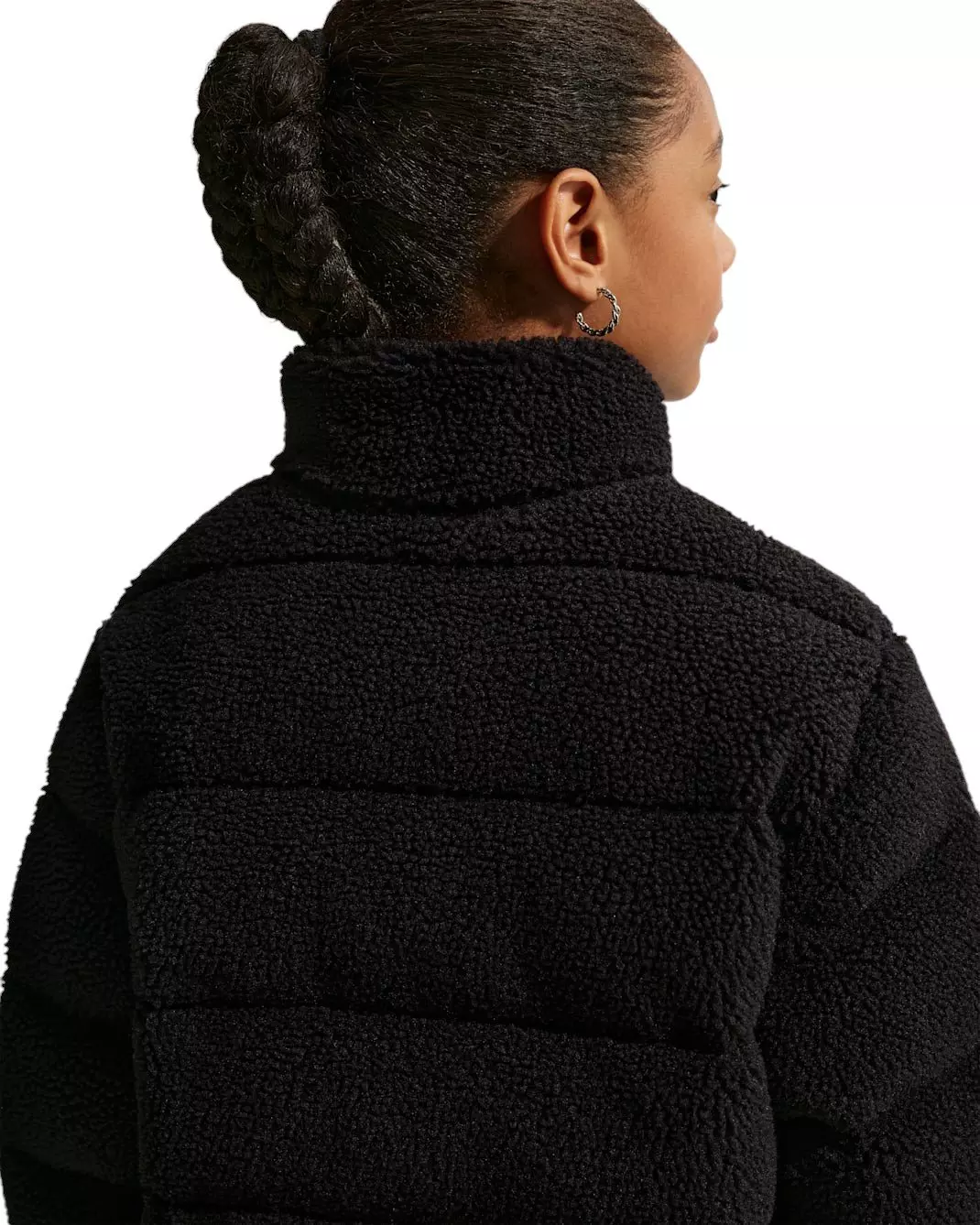 Nike Big Kids' Sportswear Therma-FIT Loose Puffer Jacket - Black - BLACK