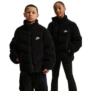 Nike Big Kids' Sportswear Therma-FIT Loose Puffer Jacket - Black - BLACK