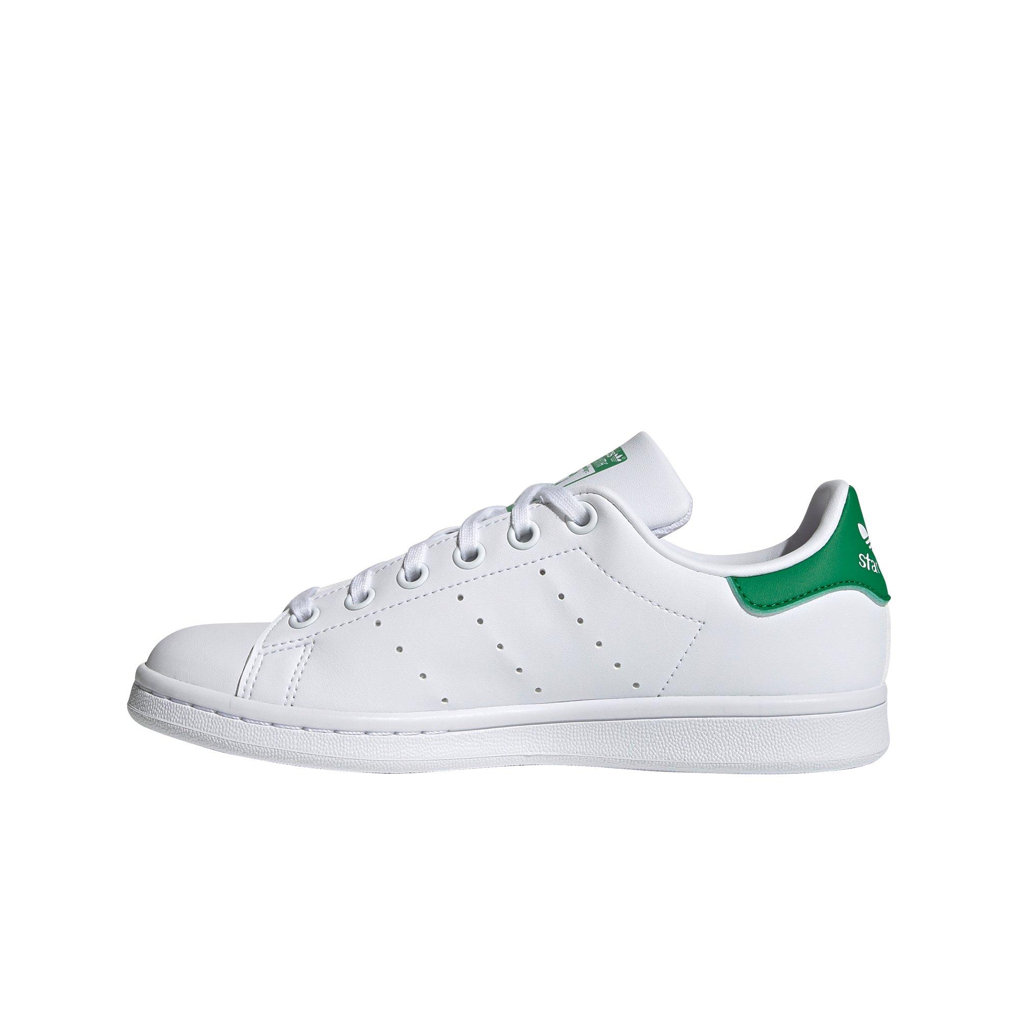 adidas Originals Stan Smith "White/Green" Grade School Boys' Shoe - WHITE/GREEN Thumbnail View 2