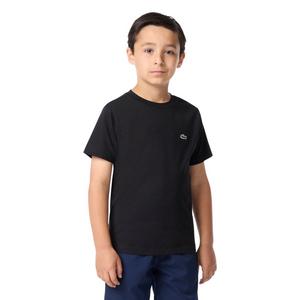 Lacoste Big Boys' Core Tee-Black