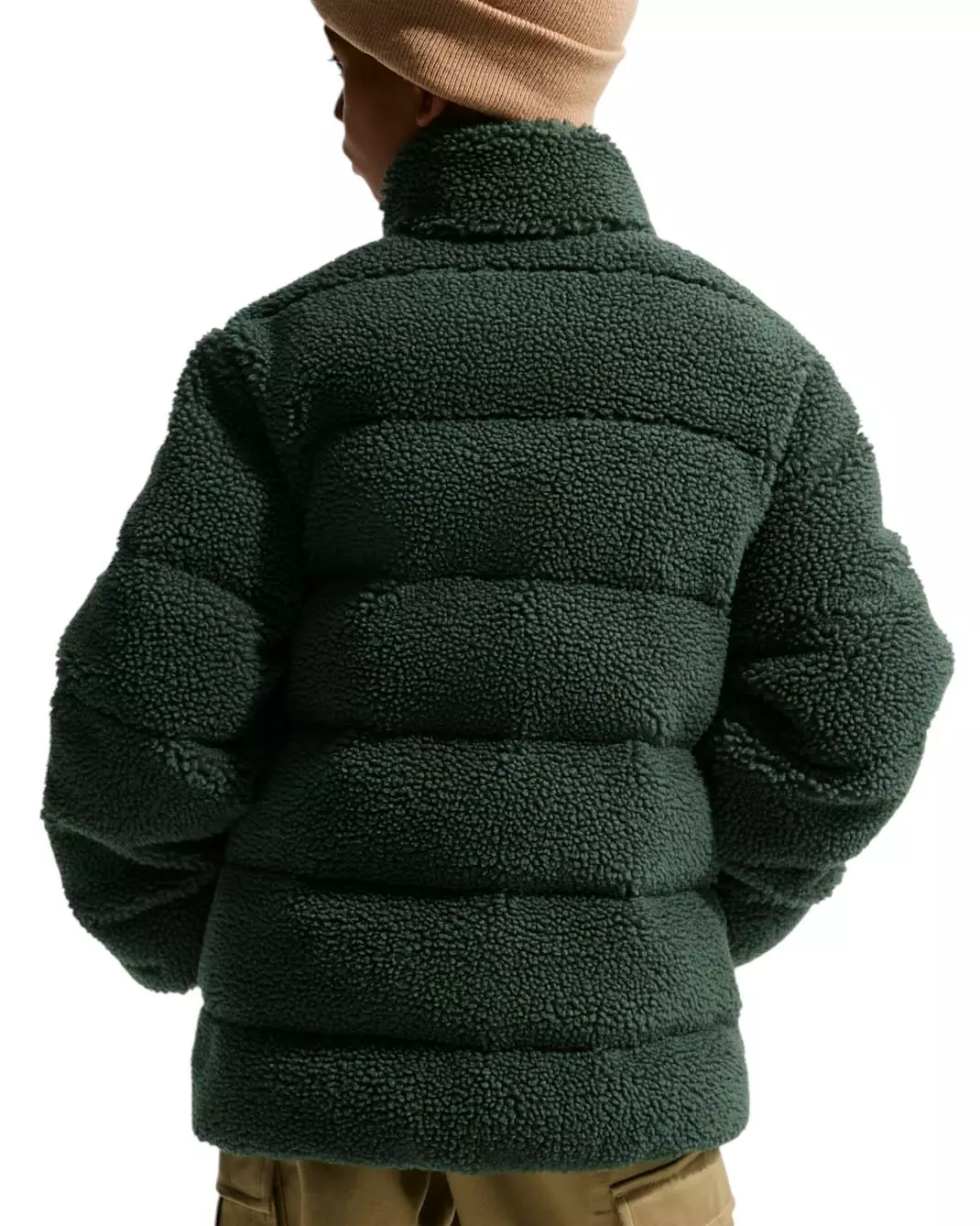 Nike Big Kids' Sportswear Therma-FIT Loose Puffer Jacket - Camo Green - CAMO GREEN