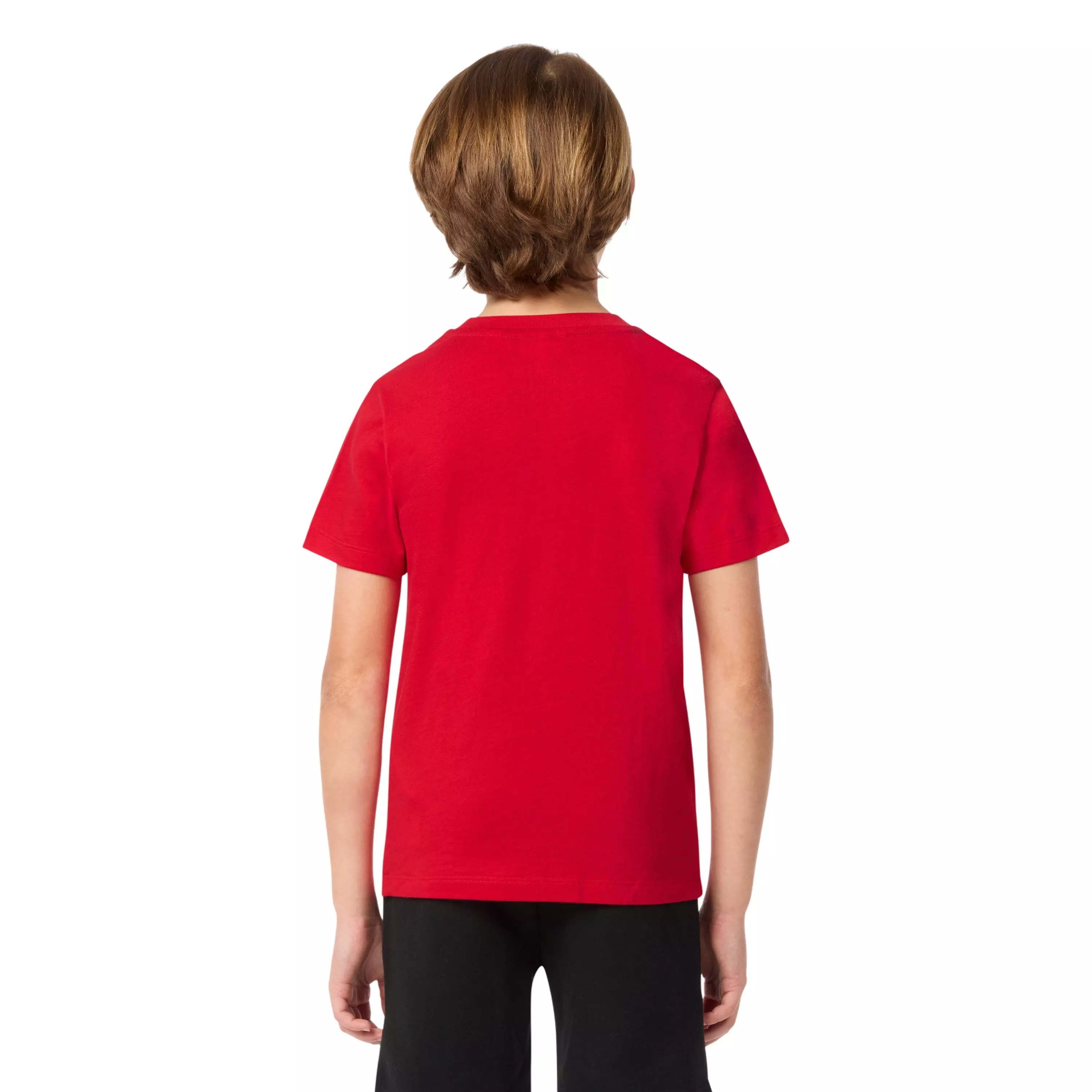 Lacoste Big Boys' Core Tee-Red - RED