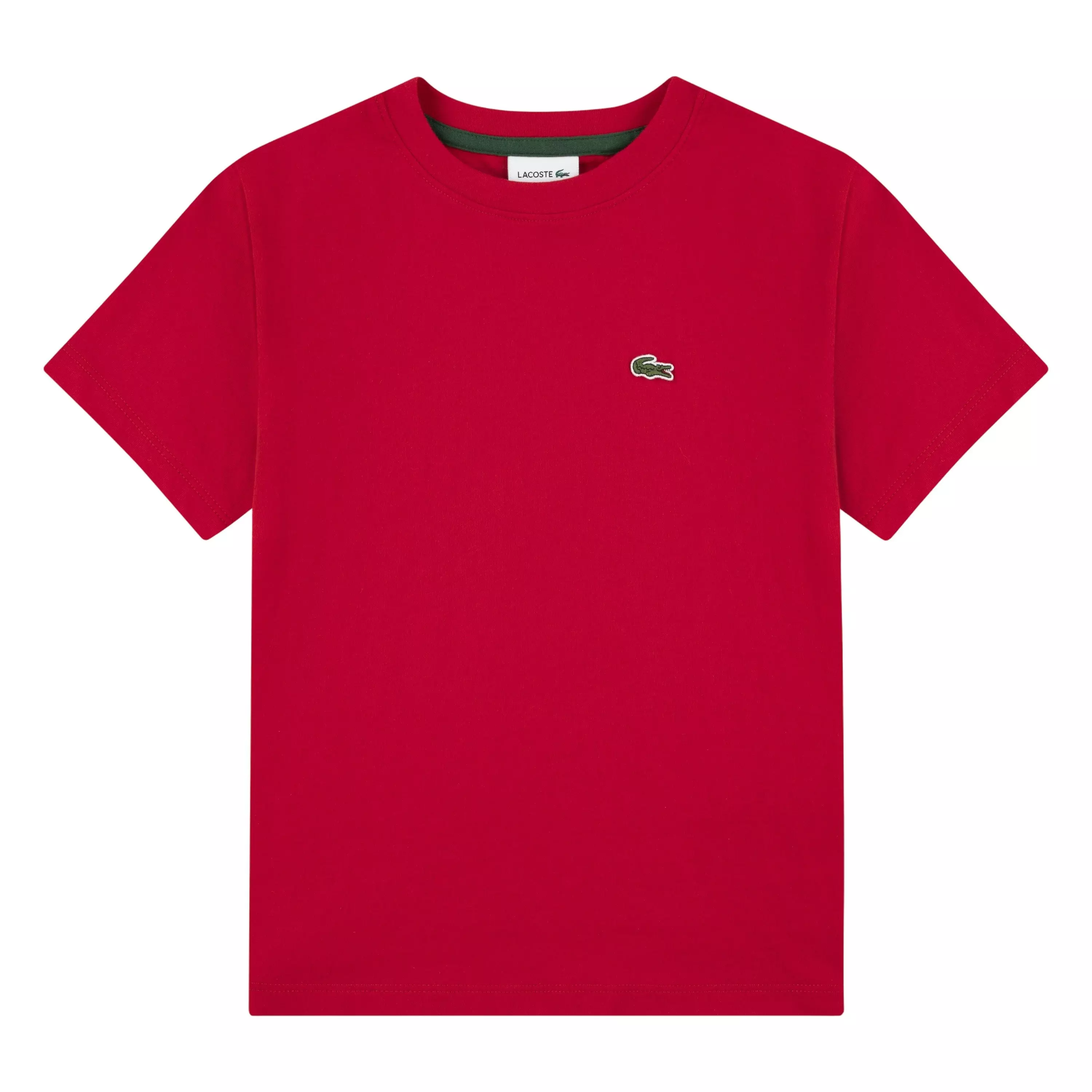 Lacoste Big Boys' Core Tee-Red - RED