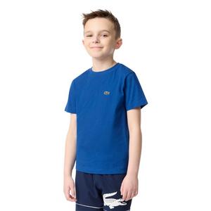 Lacoste Big Boys' Core Tee-Blue