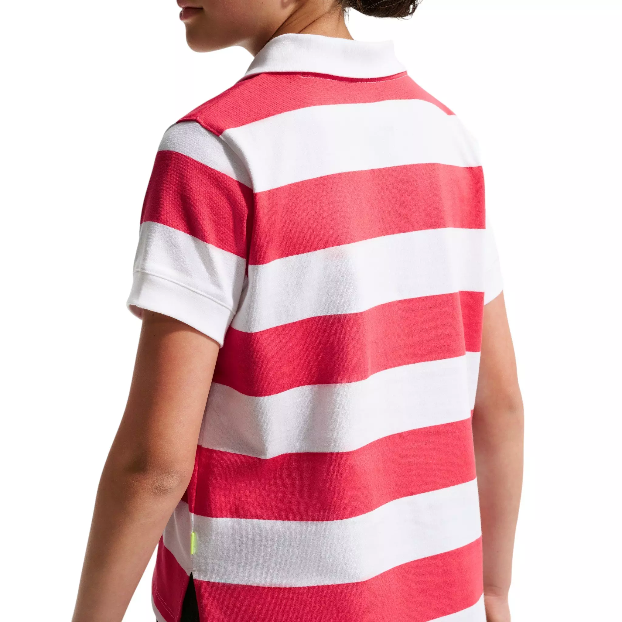 Nike Big Girls' Sportswear Short-Sleeve Polo Top - Red - RED