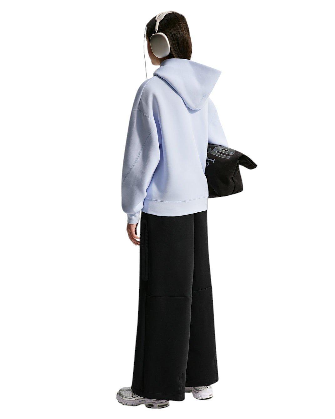 Nike Tech Fleece Big Girls' Black Wide-Leg Pants