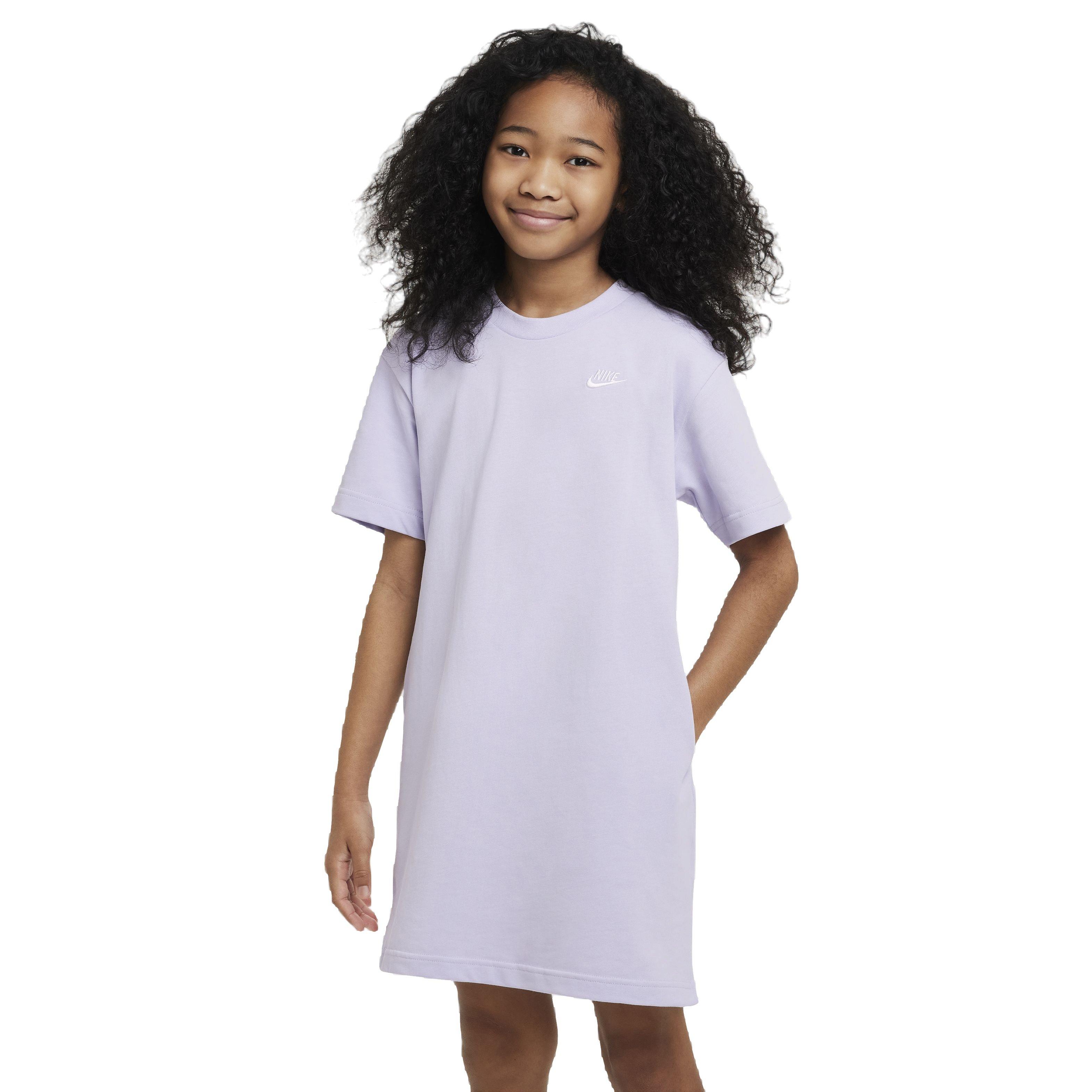 Jordan Big Girls' Jersey Dress-Purple - Hibbett