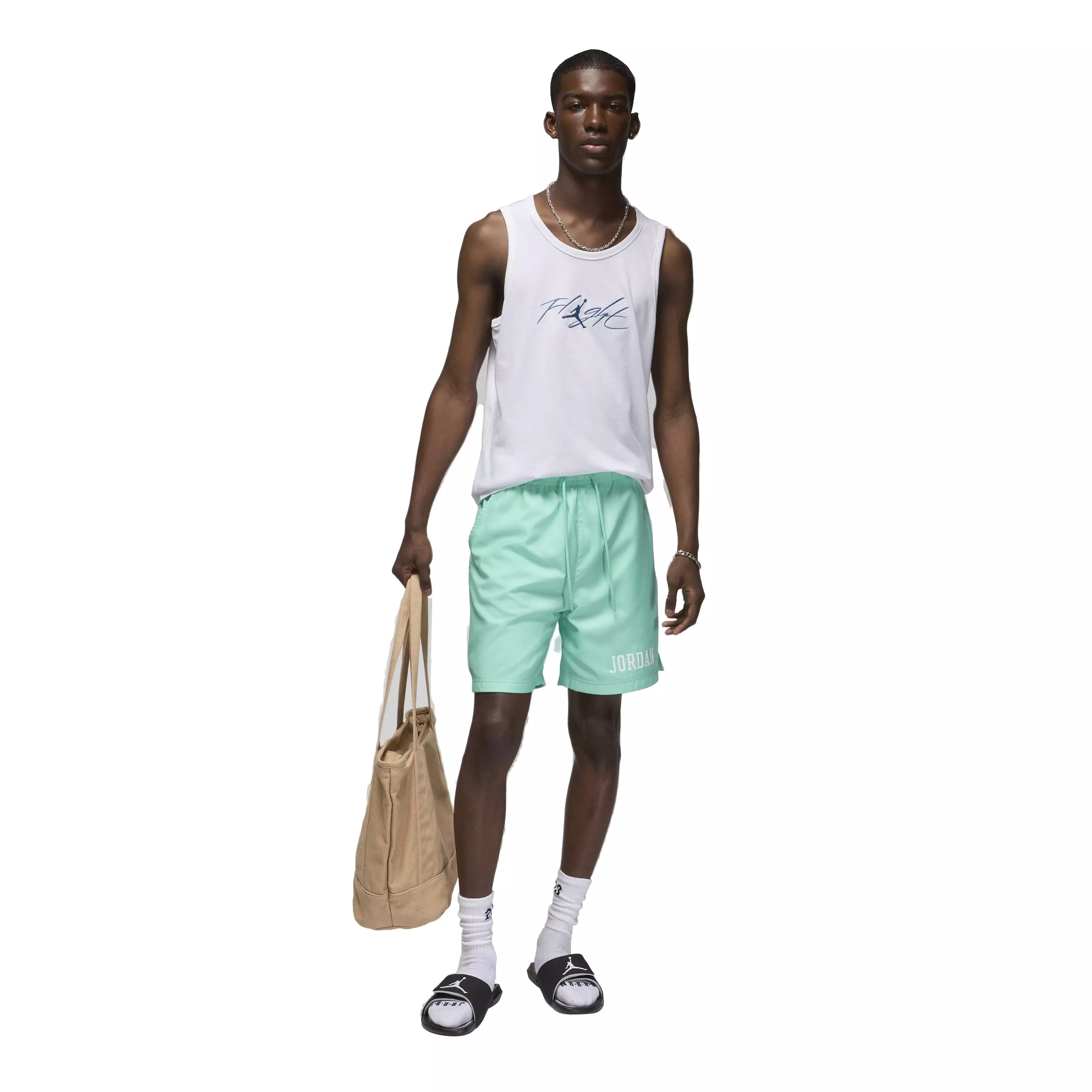 Jordan Men's Essentials Poolside HBR Shorts - GREEN