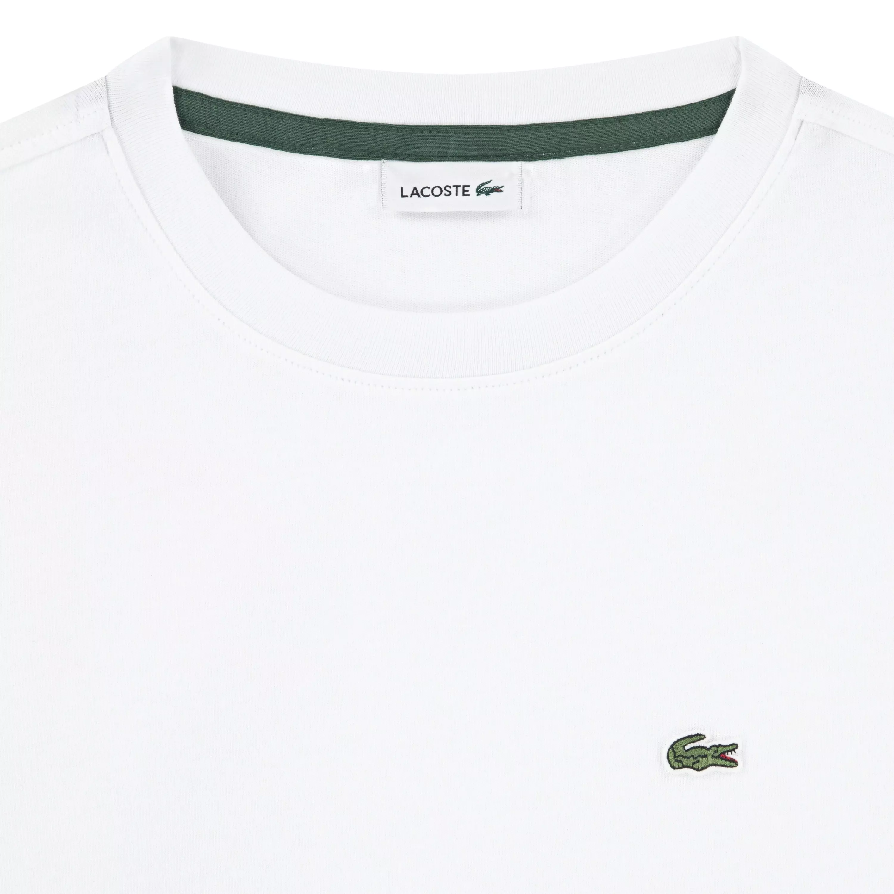 Lacoste Big Boys' Core Tee-White - WHITE