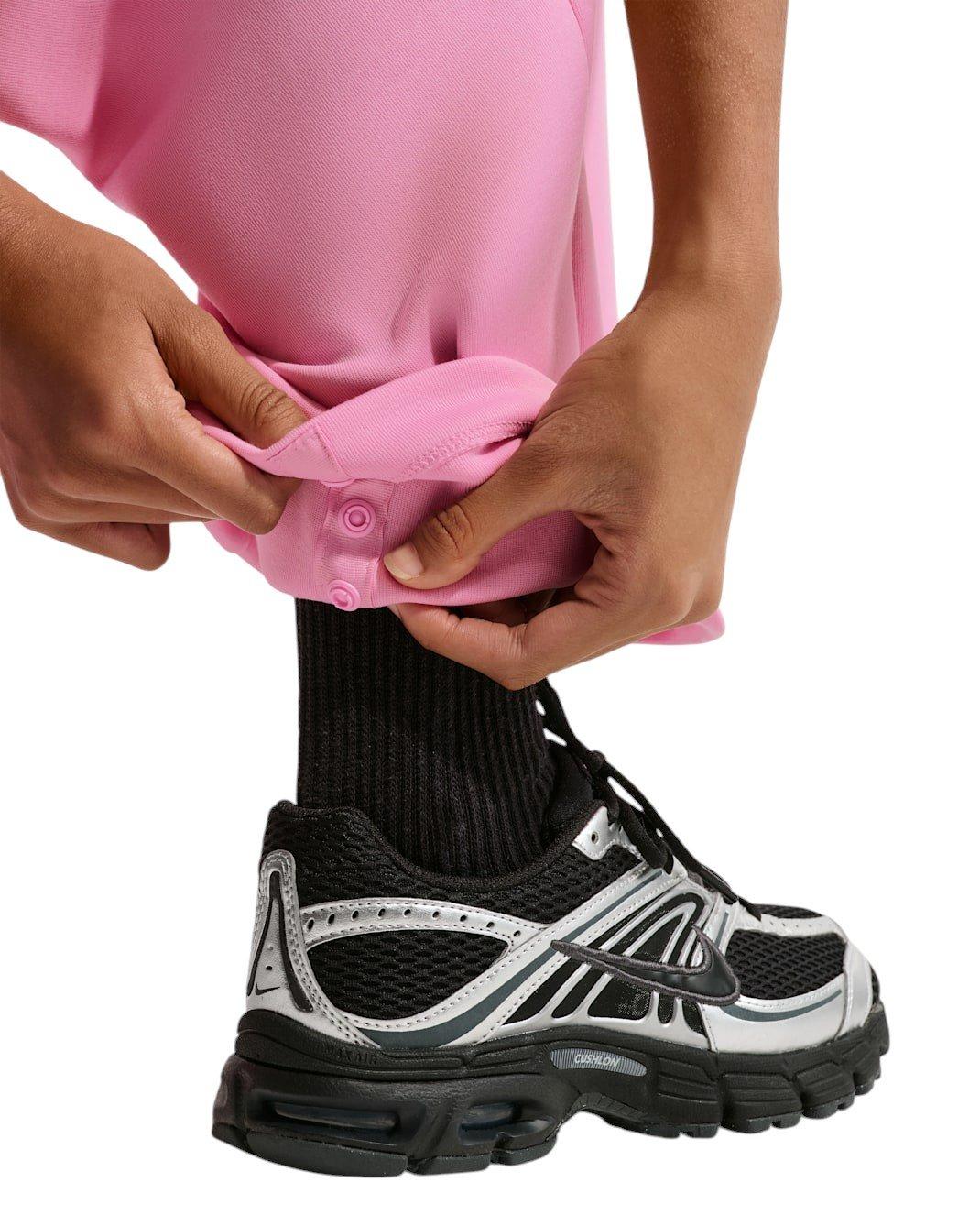 Nike Tech Fleece Big Girls' Pink Wide-Leg Pants