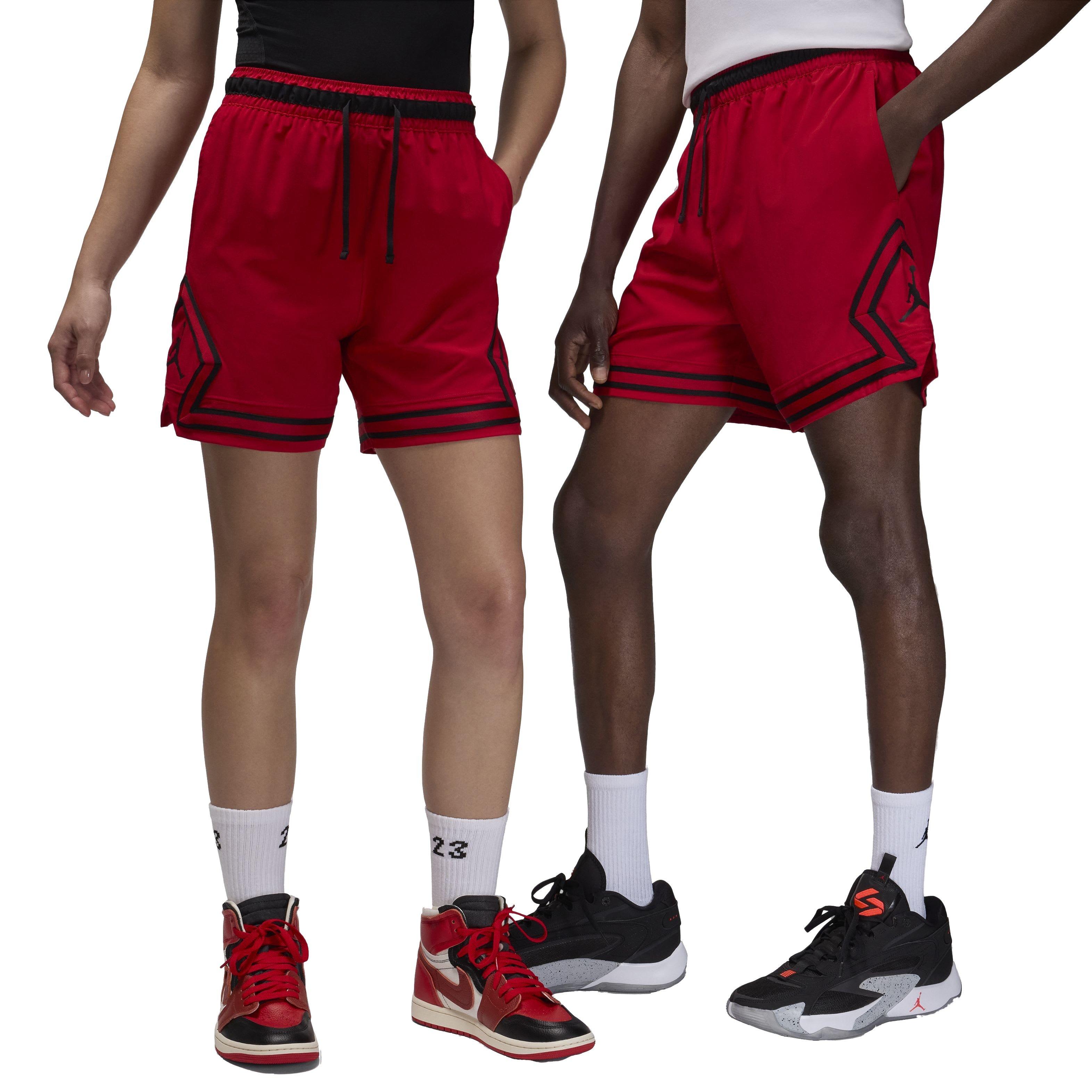 Jordan Men's Sport Dri-FIT Woven Diamond Shorts - RED Thumbnail View 3