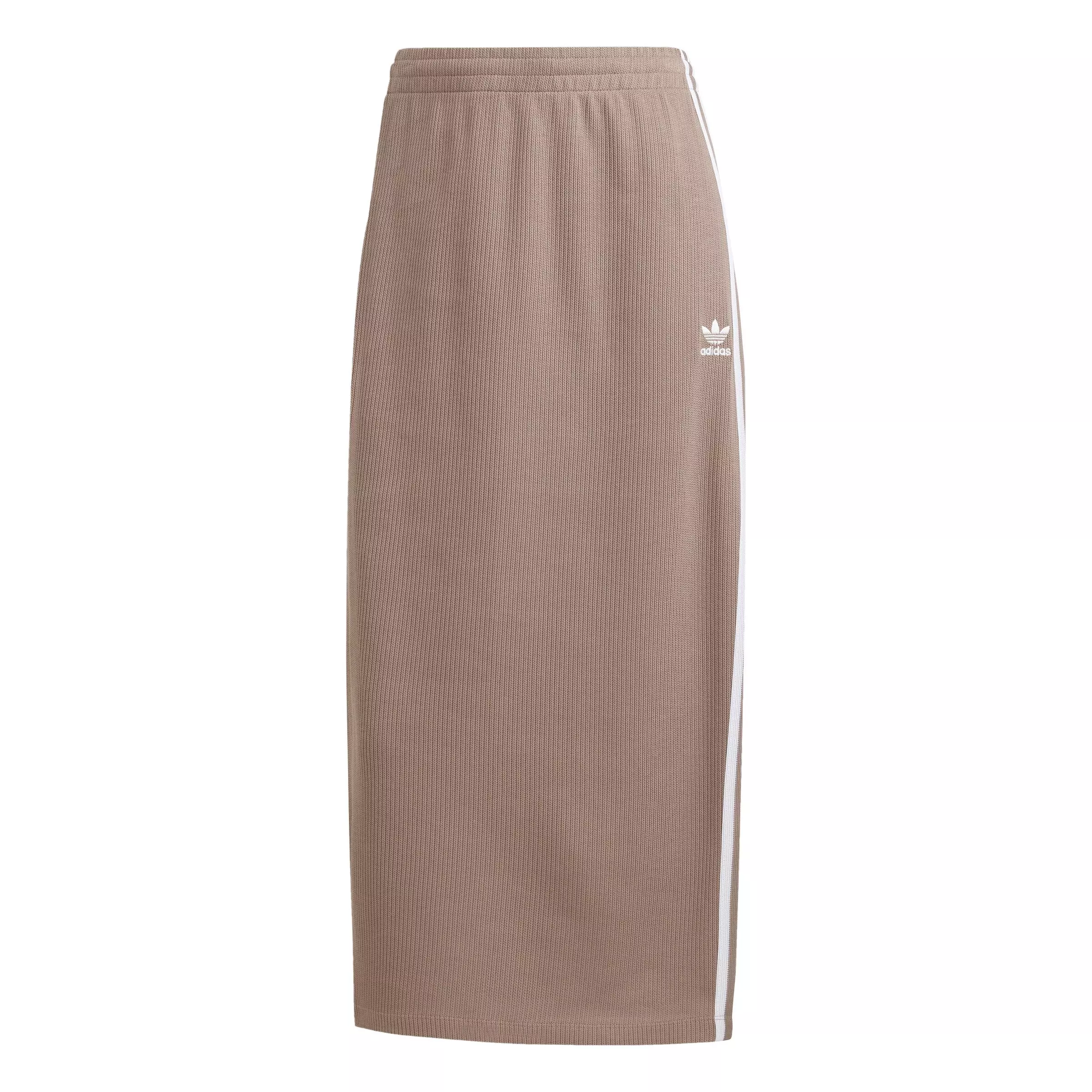 adidas Originals Women's Knit Skirt -Brown - BROWN
