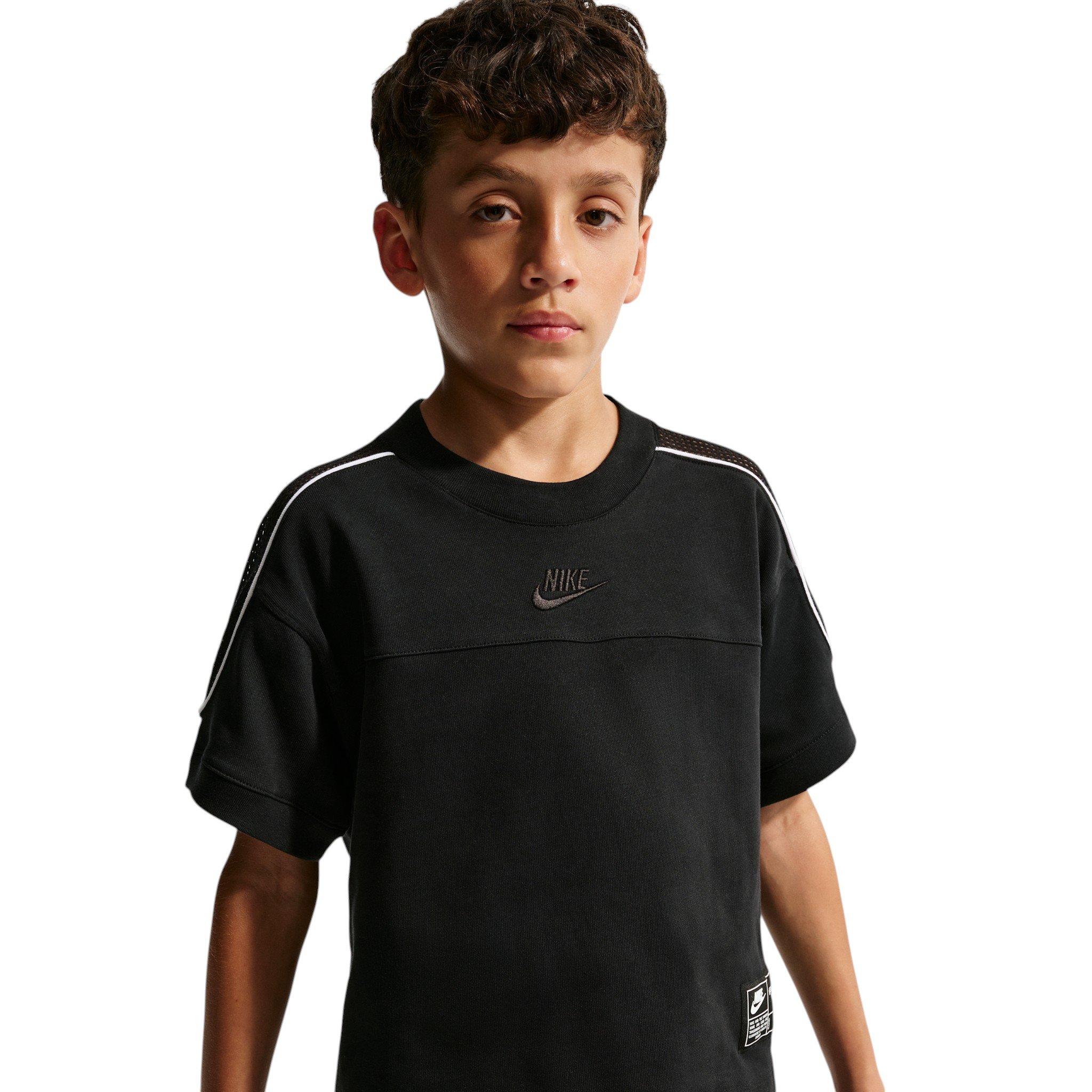 Nike Sportswear Collection Big Kids' Black Short-Sleeve Top
