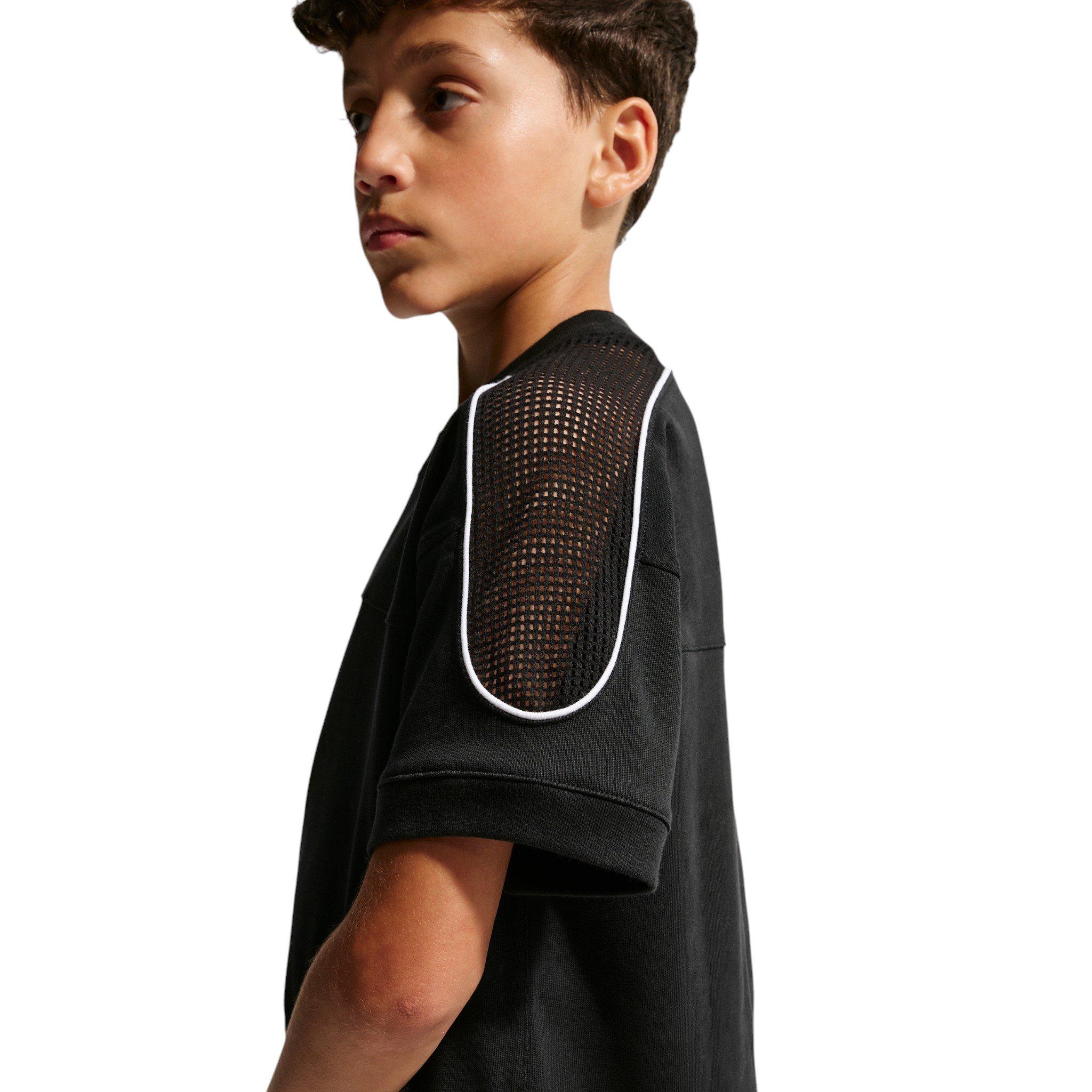 Nike Sportswear Collection Big Kids' Black Short-Sleeve Top