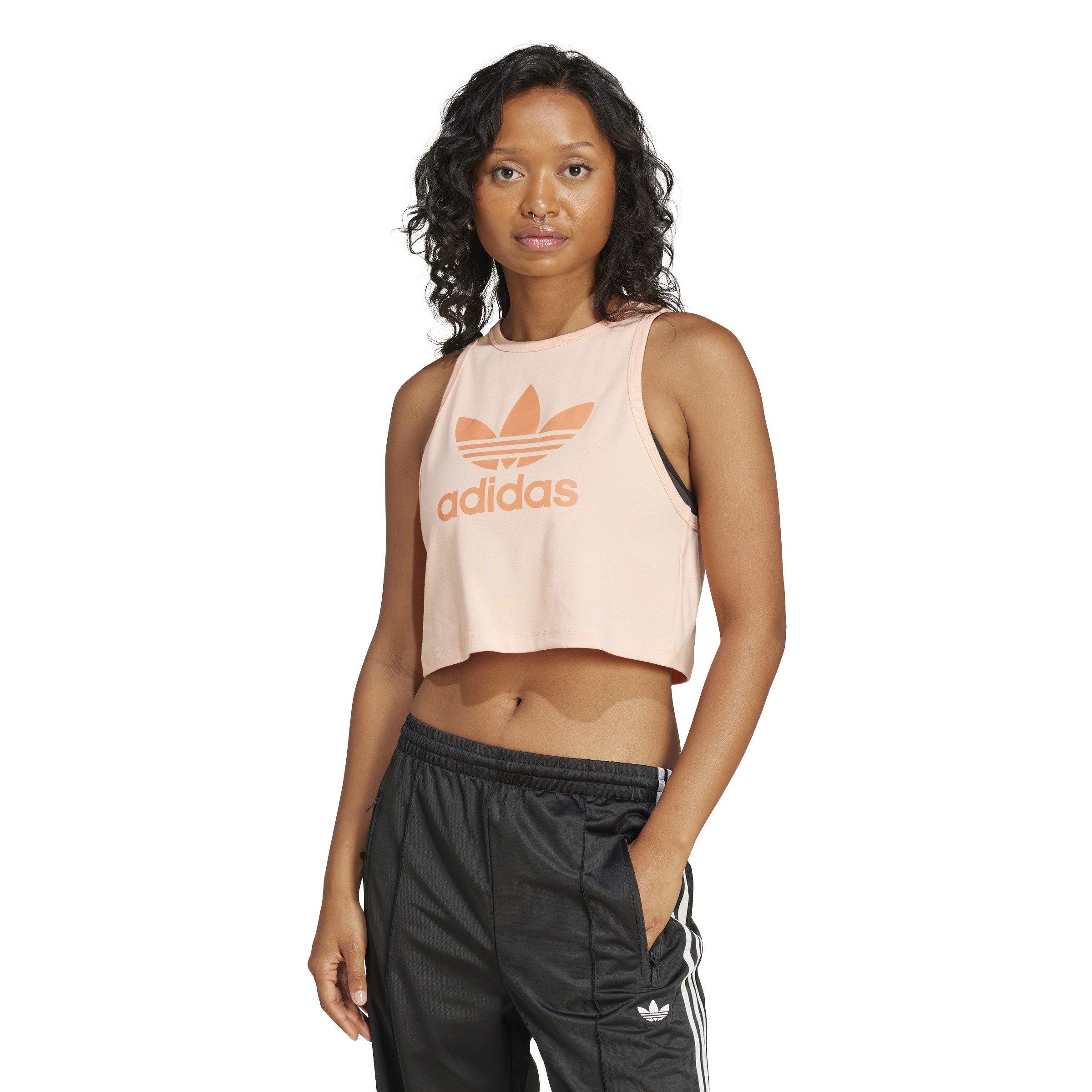 adidas Originals Women's Trefoil Tank Top -Pink - PINK Thumbnail View 1
