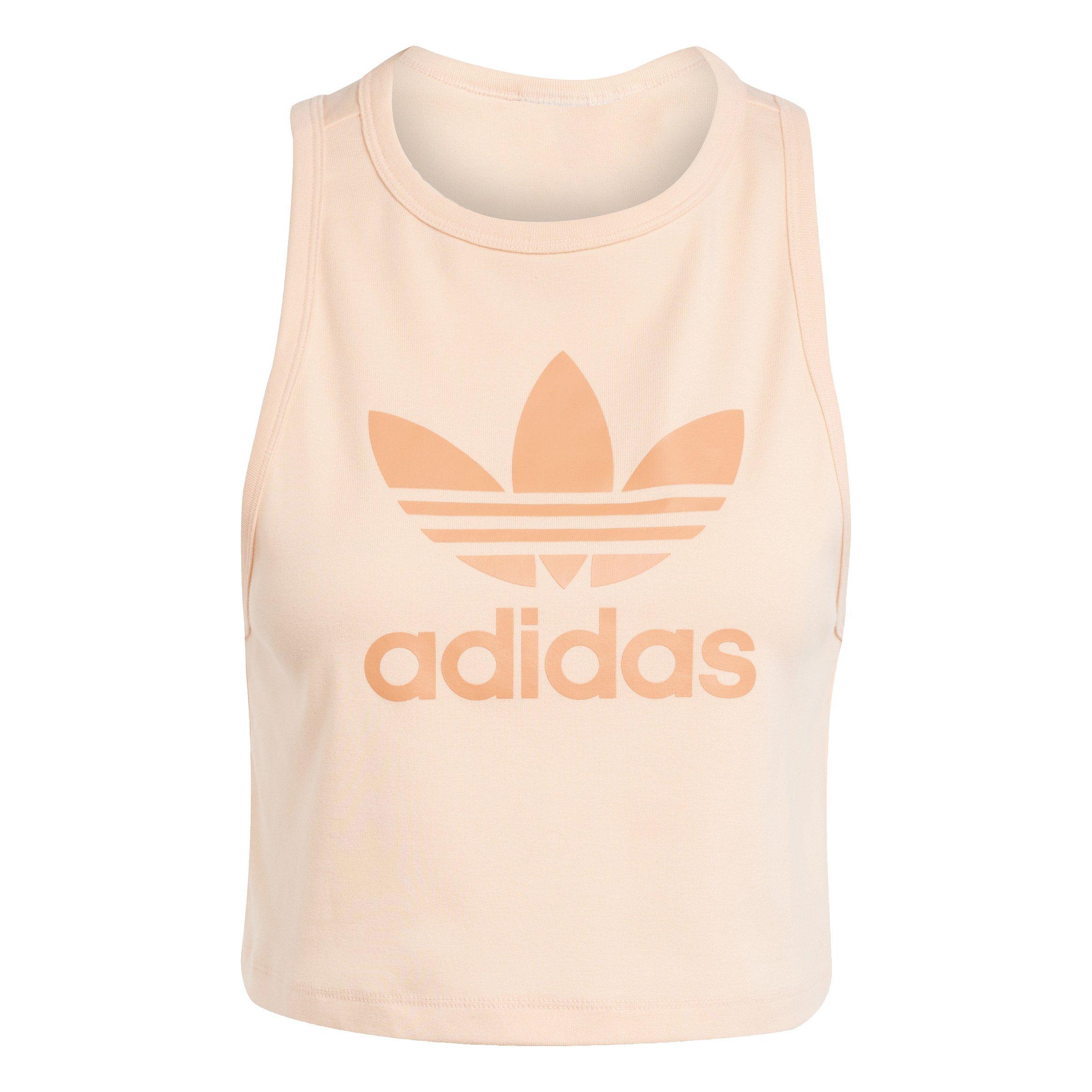 adidas Originals Women's Trefoil Tank Top - Pink - PINK Thumbnail View 6