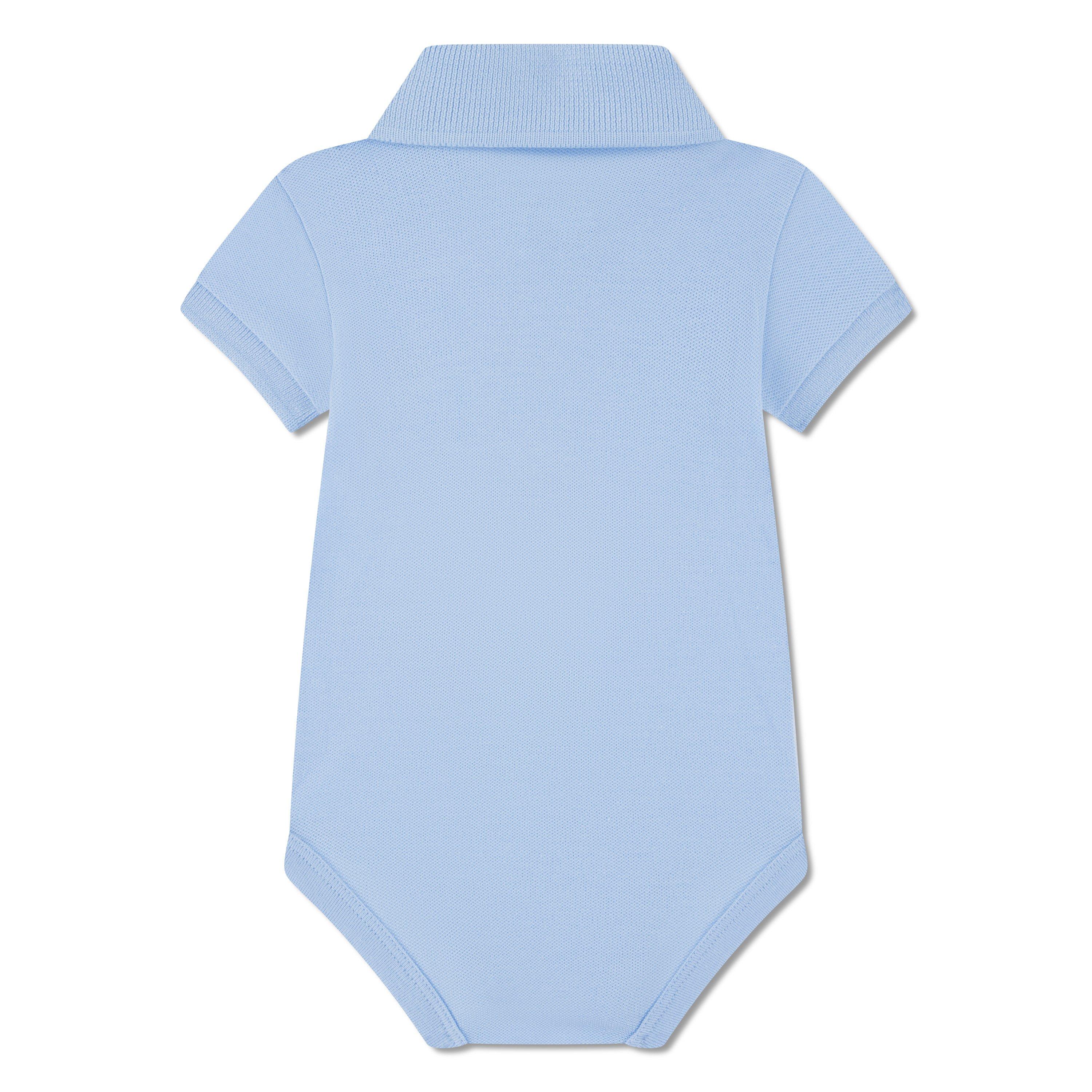 Lacoste Classic Pique Polo Infant Boys' Lt Blue Bodysuit
