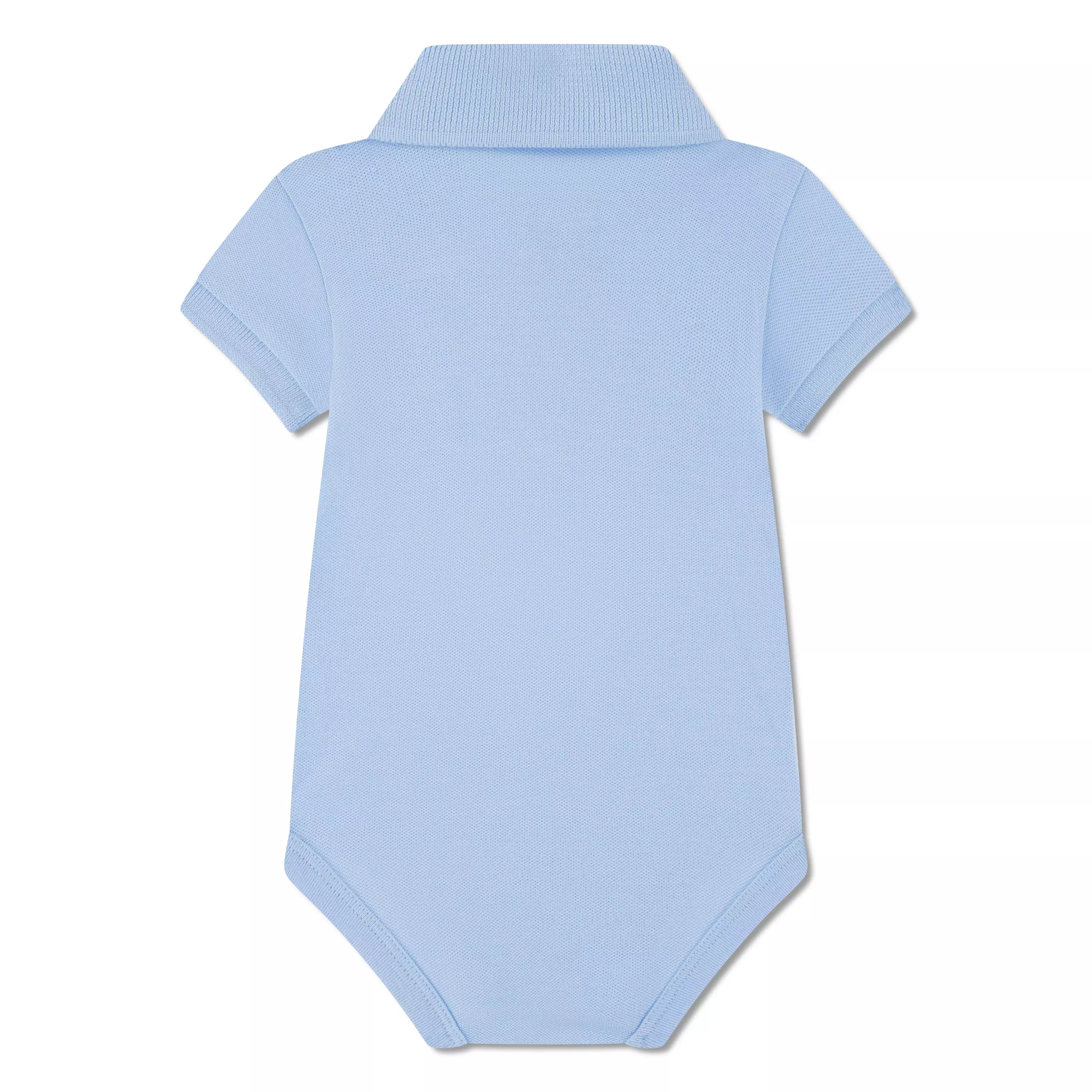 Lacoste Infant Boys' Classic Pique Polo Bodysuit - Lt Blue - LT BLUE