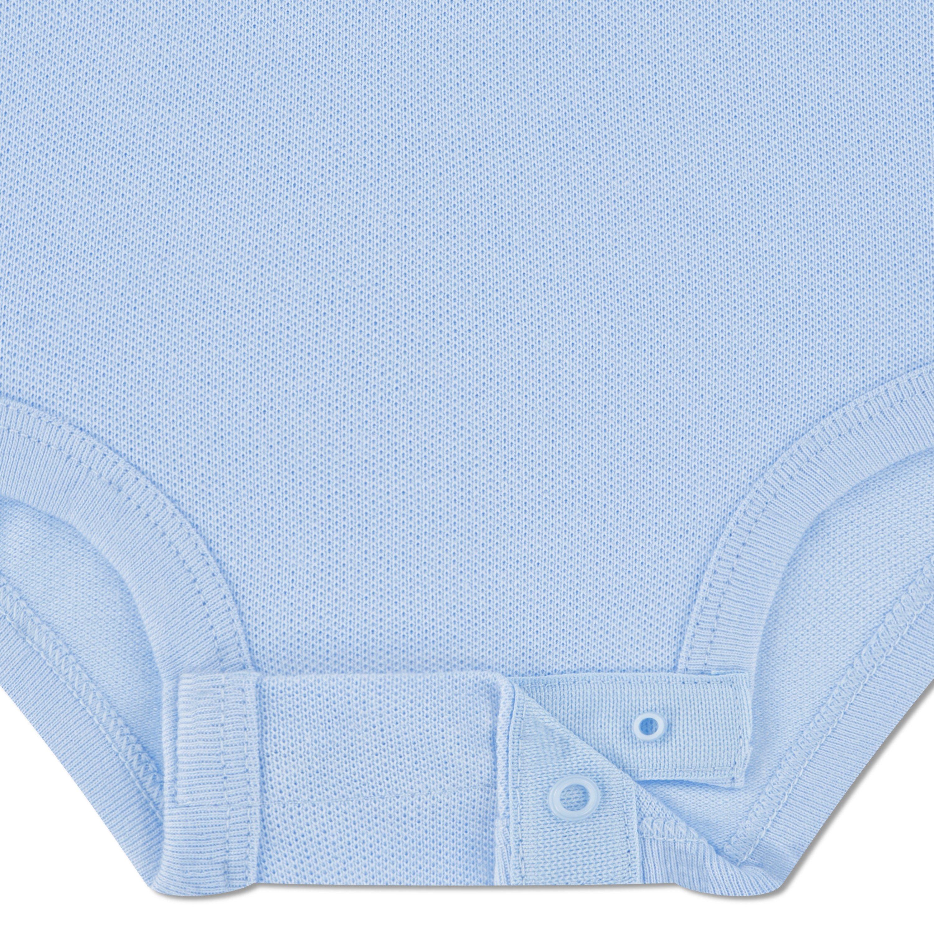 Lacoste Infant Boys' Classic Pique Polo Bodysuit - Lt Blue - LT BLUE Thumbnail View 3