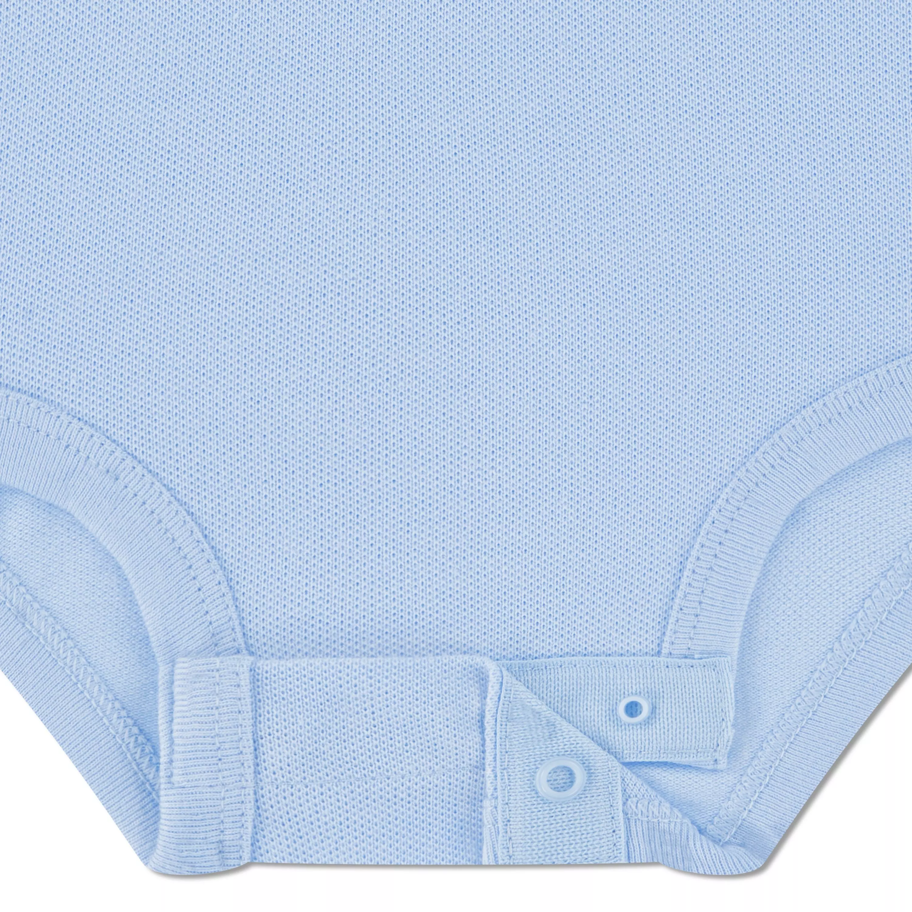 Lacoste Toddler Boys' Classic Pique Polo Bodysuit - Lt Blue - LT BLUE