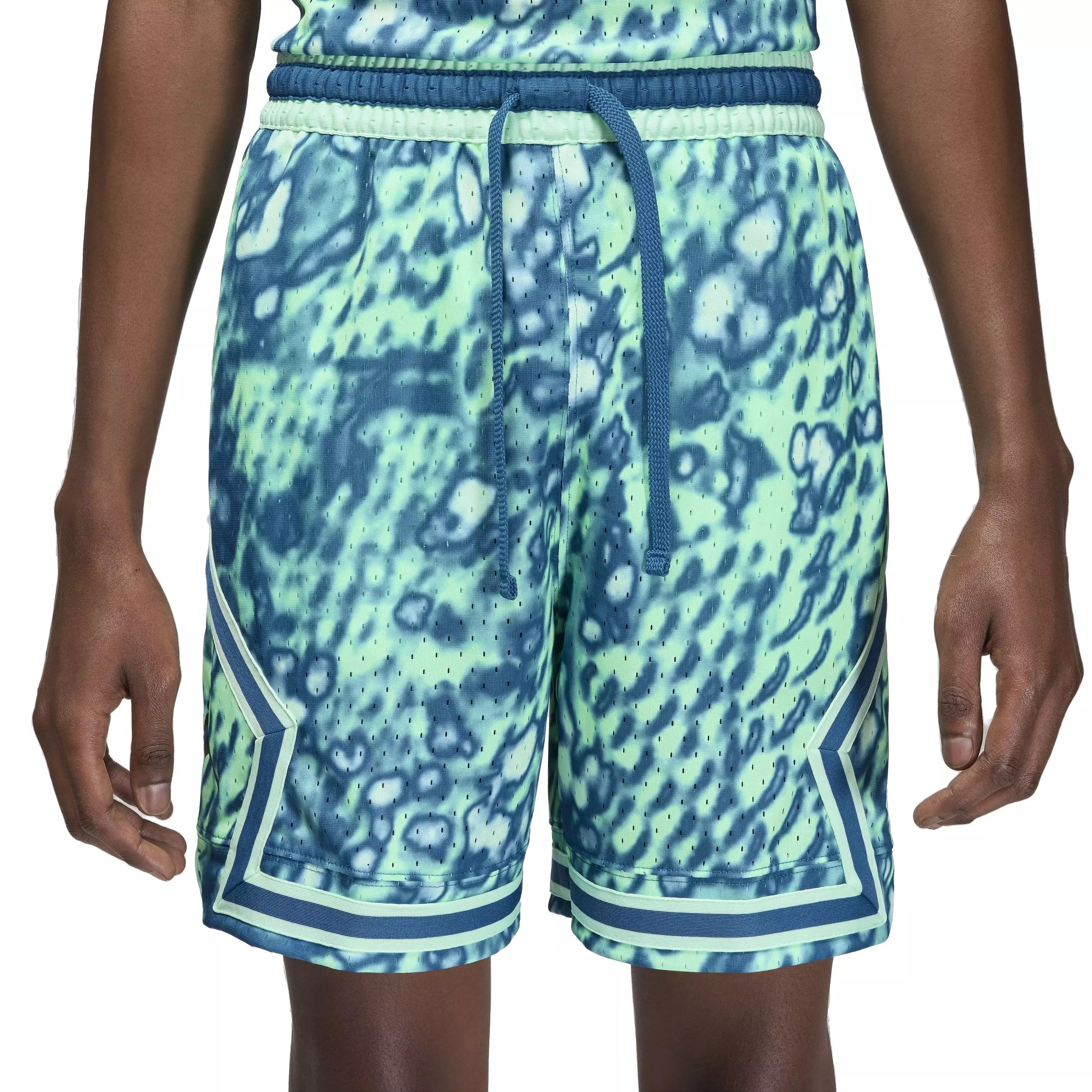 Jordan Men's Sport AOP Diamond Shorts - GREEN