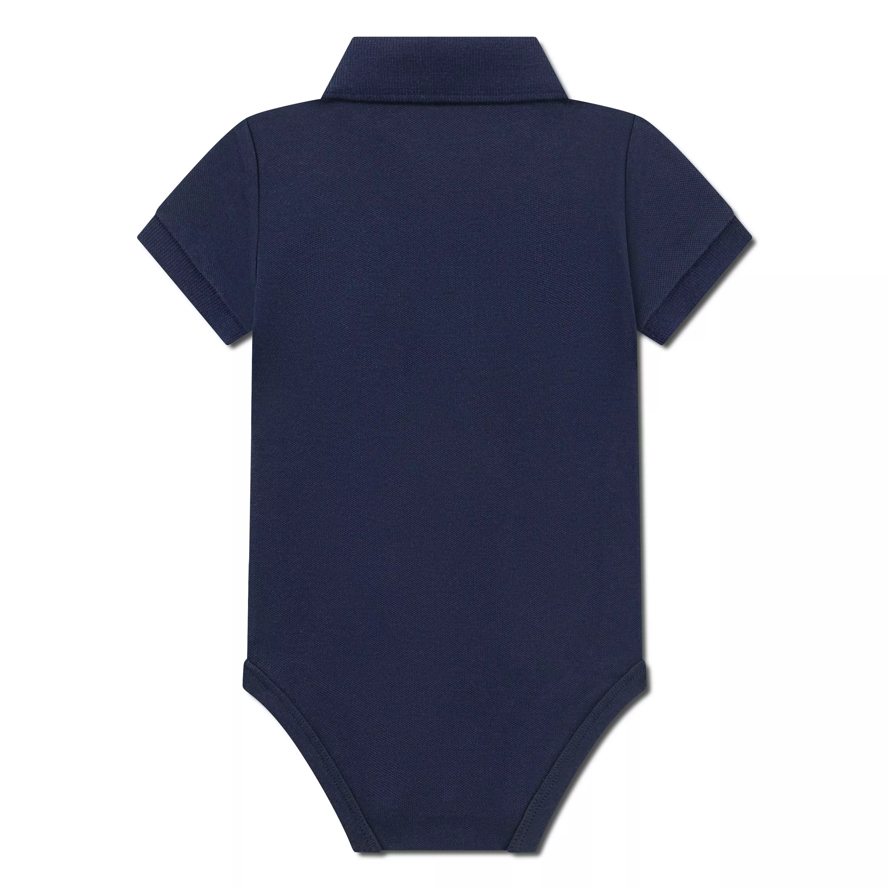 Lacoste Infant Boys' Classic Pique Polo Bodysuit -Blue - BLUE