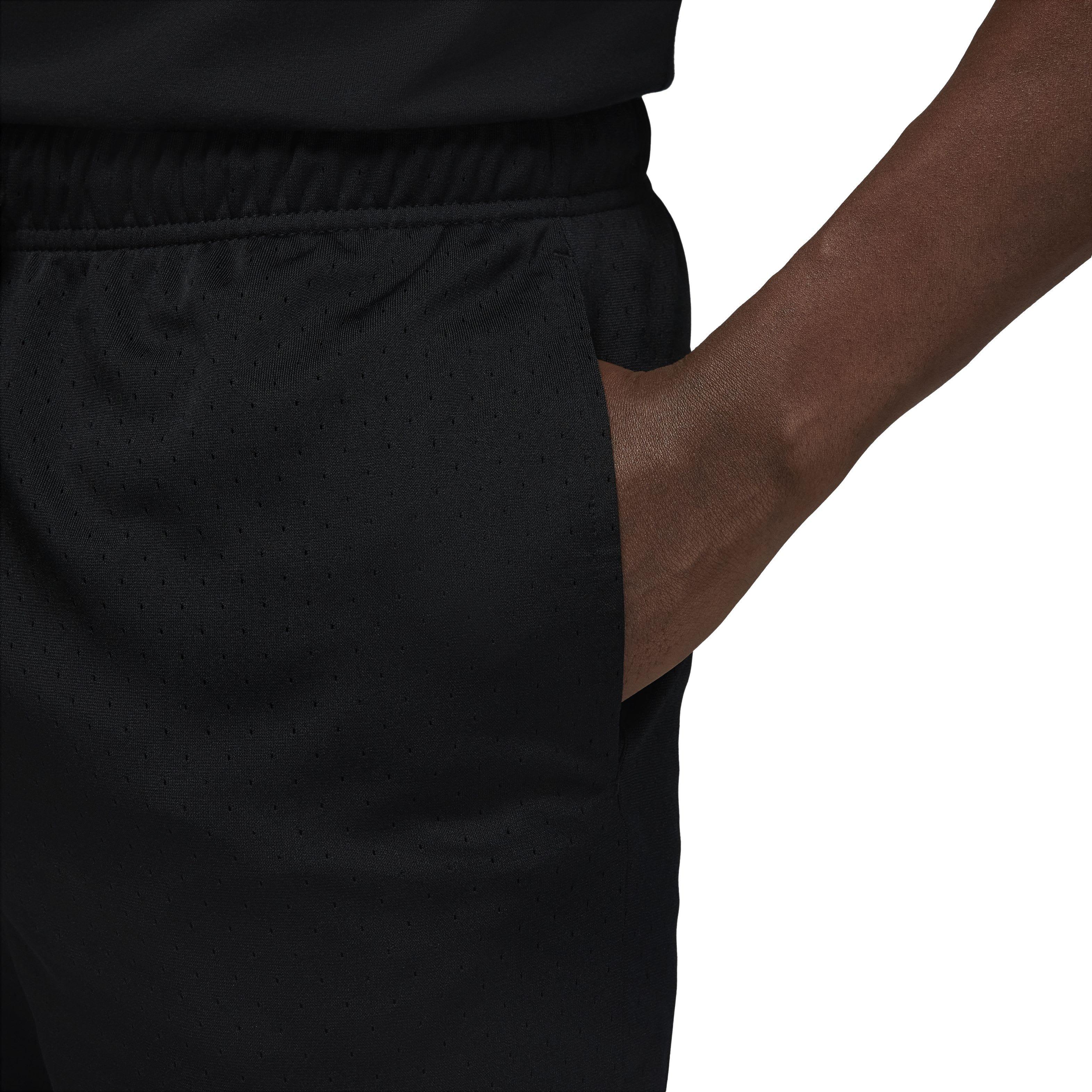 Jordan Men's Dri-FIT Sport Mesh Shorts - BLACK Thumbnail View 4