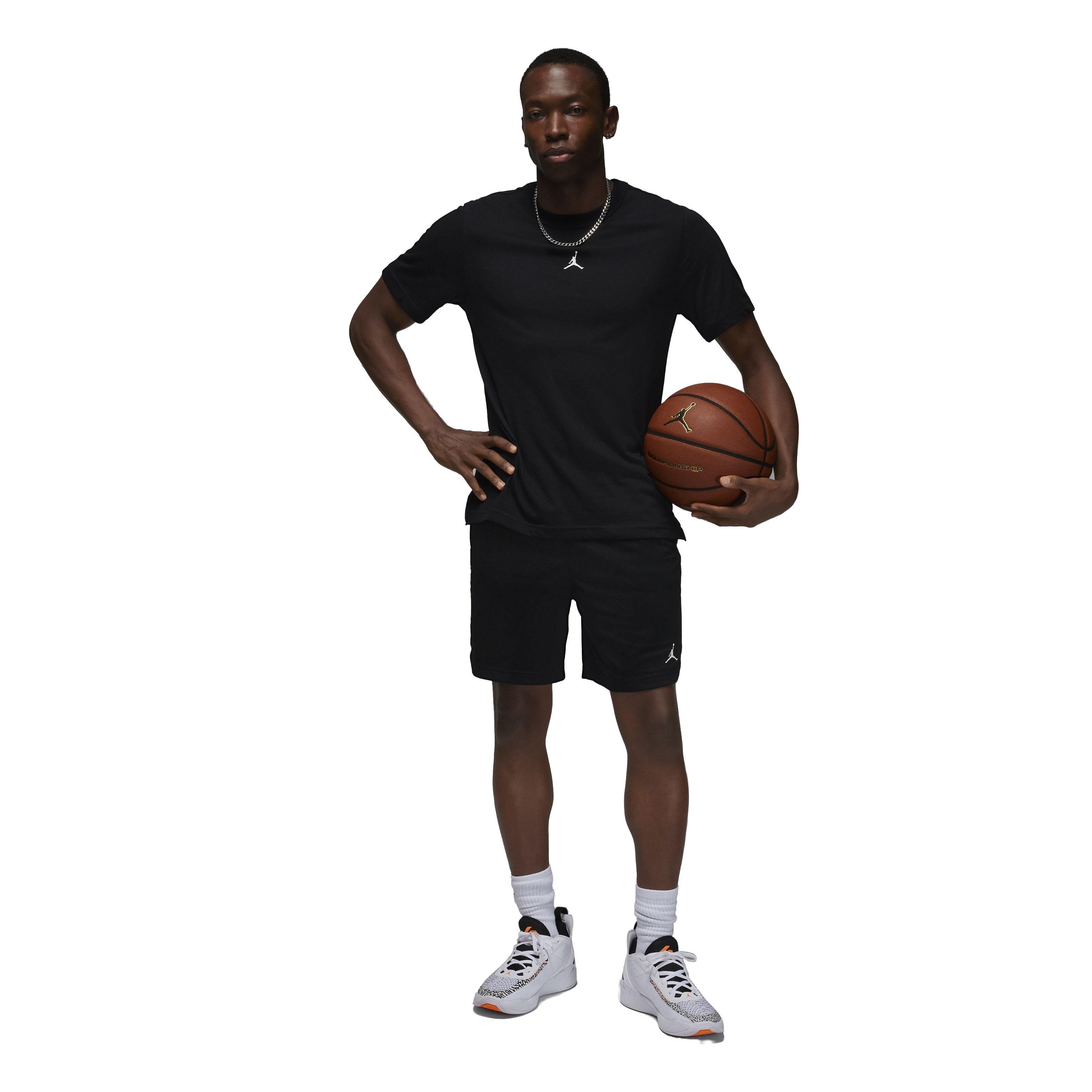 Jordan Men's Dri-FIT Sport Mesh Shorts - BLACK Thumbnail View 6
