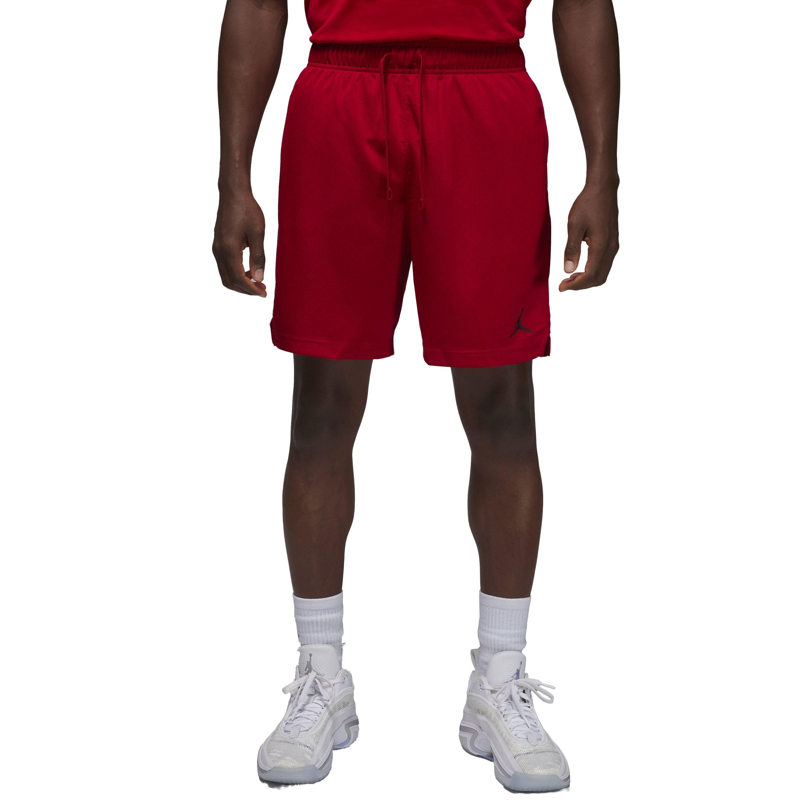 Jordan Men's Dri-FIT Sport Mesh Shorts - RED Thumbnail View 3