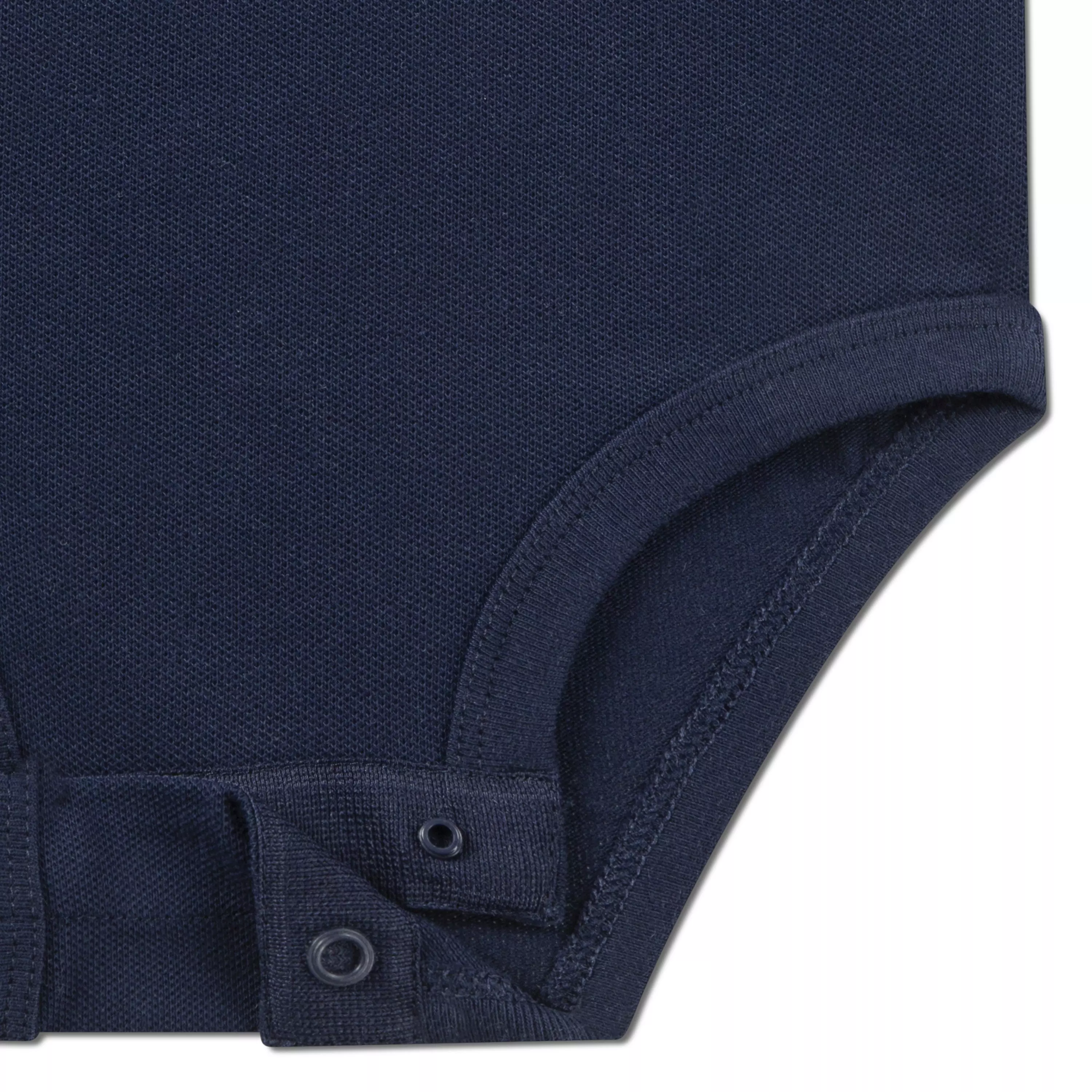 Lacoste Toddler Boys' Classic Pique Polo Bodysuit -Blue - BLUE