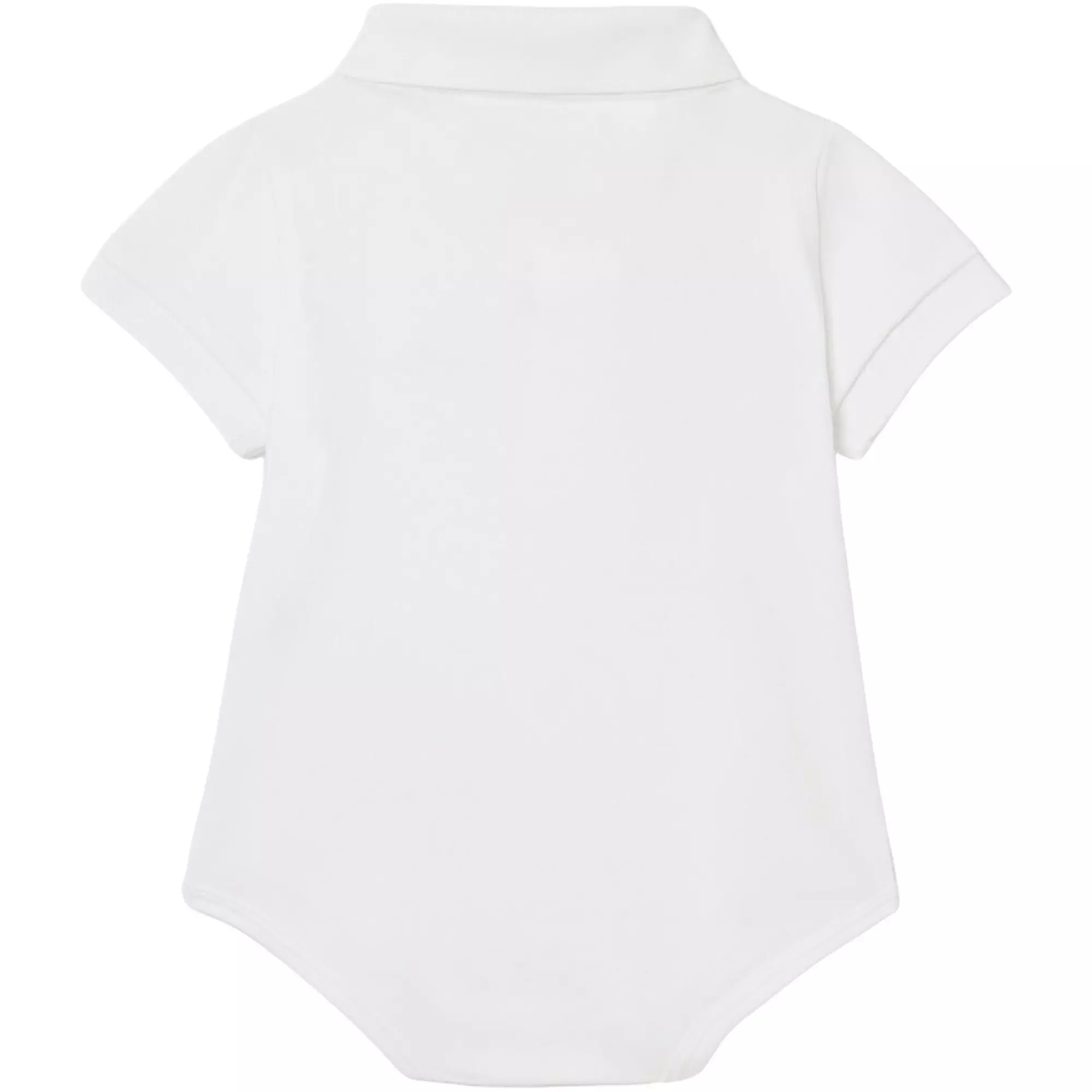 Lacoste Infant Boys' Classic Pique Polo Bodysuit -White - WHITE