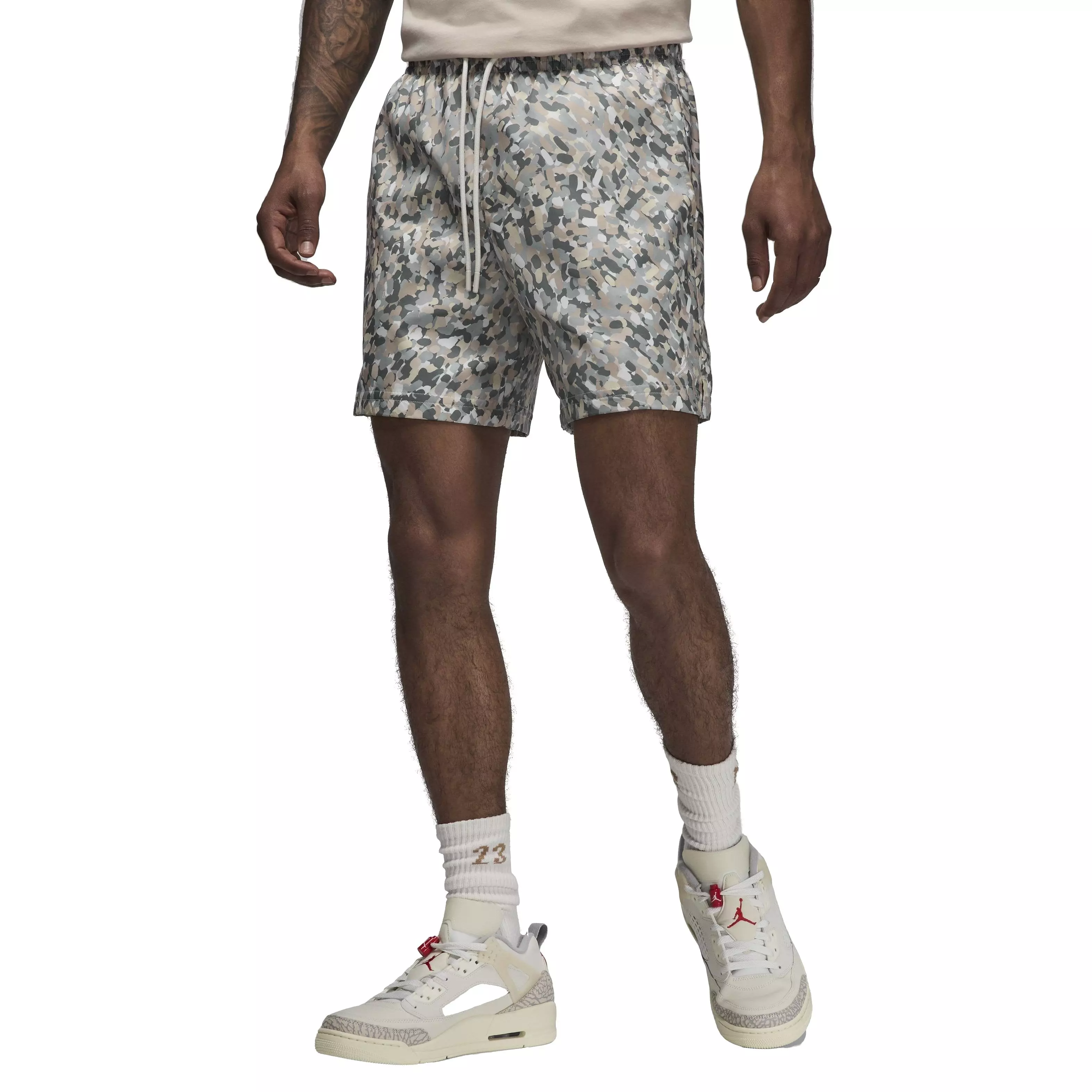 Jordan Men's Essentials Poolside AOP Shorts -Multi - MULTI-COLORED