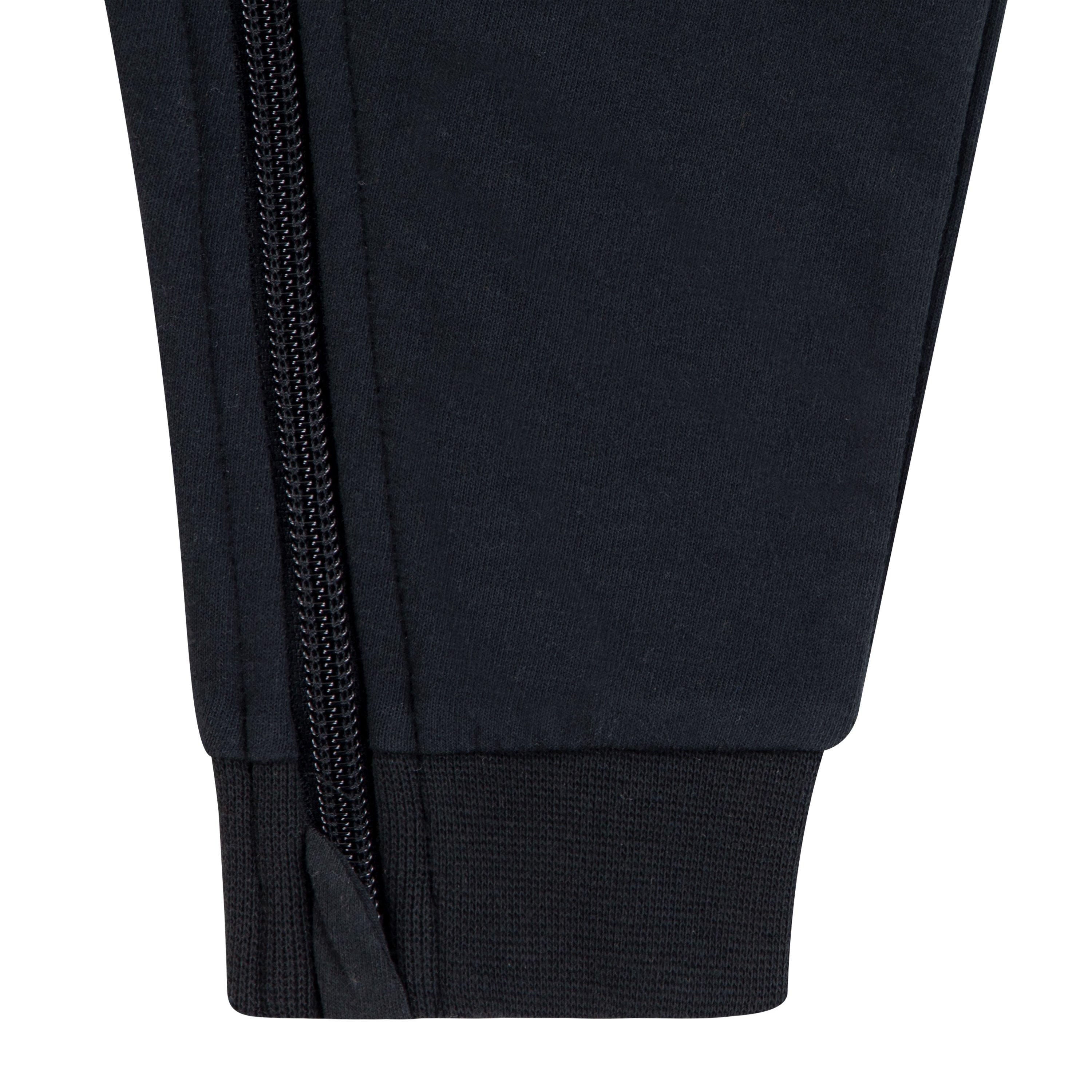 Nike Infant Boys' Essentials Hooded Coverall - Black - BLACK Thumbnail View 4