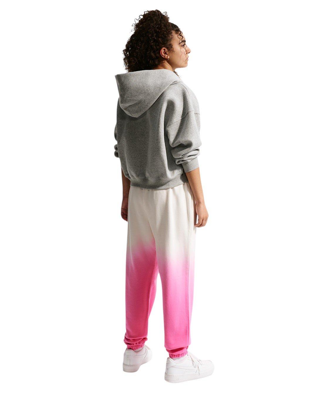 Nike Big Girls' Sportswear Studio Fleece Ombre Loose Pants - Sail/Pink - SAIL/PINK
