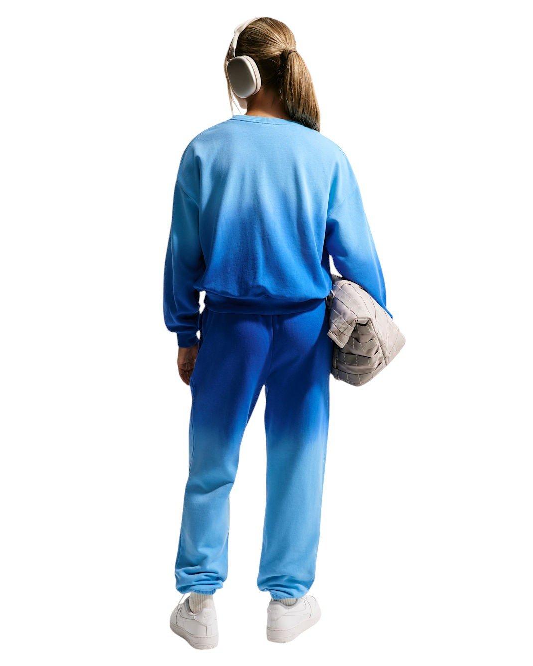 Nike Big Girls' Sportswear Studio Fleece Ombre Loose Pants - Royal/Football Blue - ROYAL/FOOTBALL BLUE Thumbnail View 5
