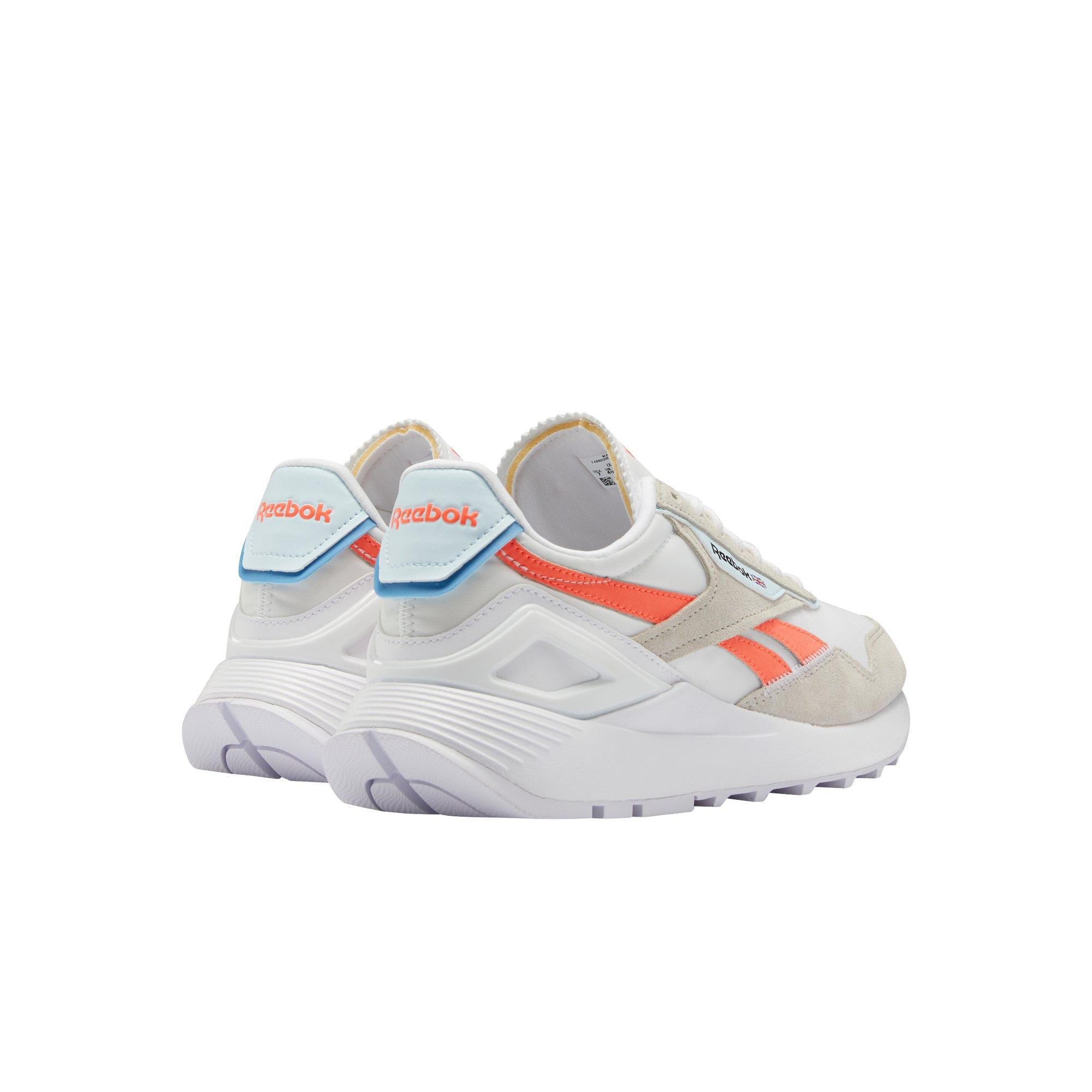 Reebok Classic Legacy AZ "Ftwr White/Moonstone/Orange Flare" Women's Shoe - WHITE Thumbnail View 6