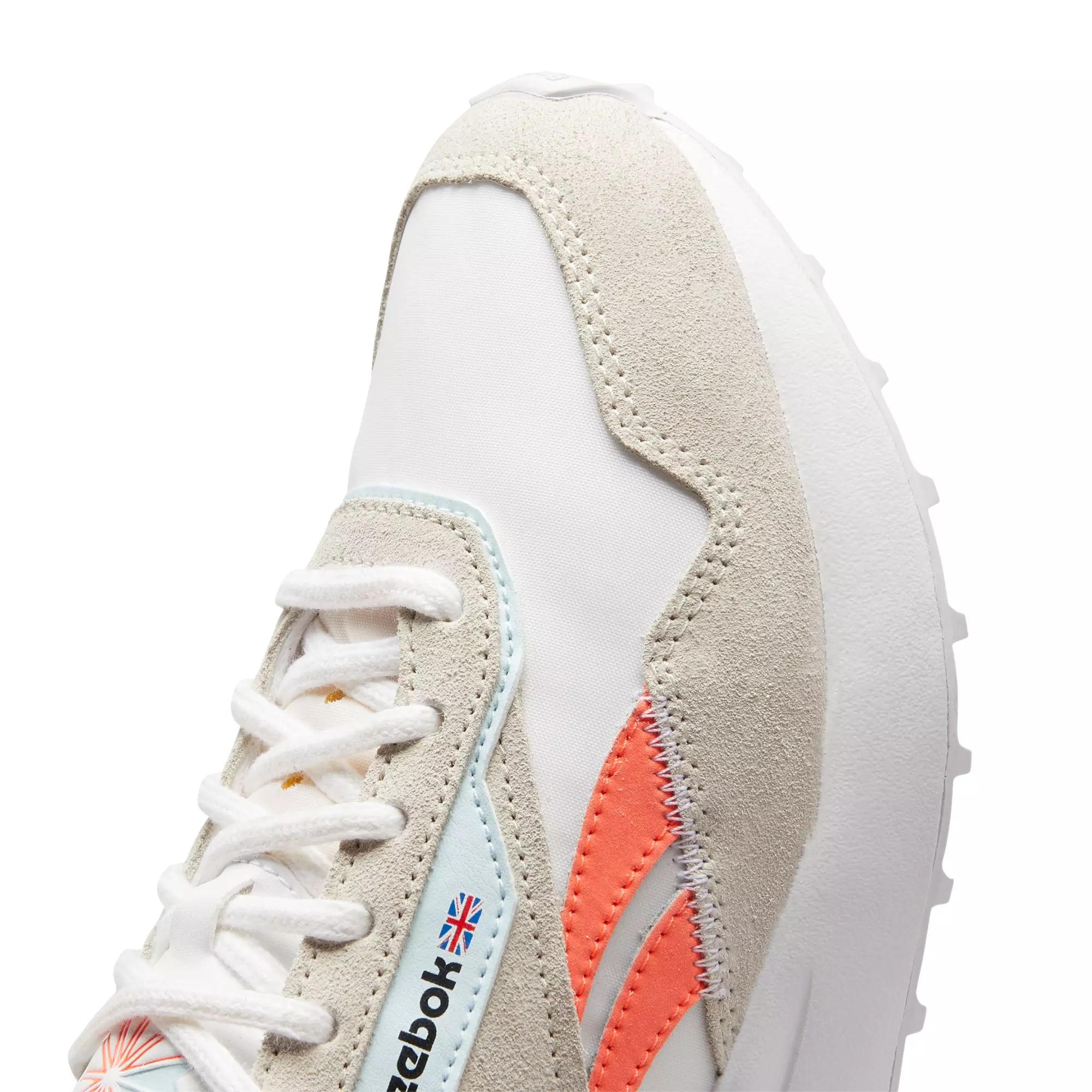 Reebok Classic Legacy AZ "Ftwr White/Moonstone/Orange Flare" Women's Shoe - WHITE