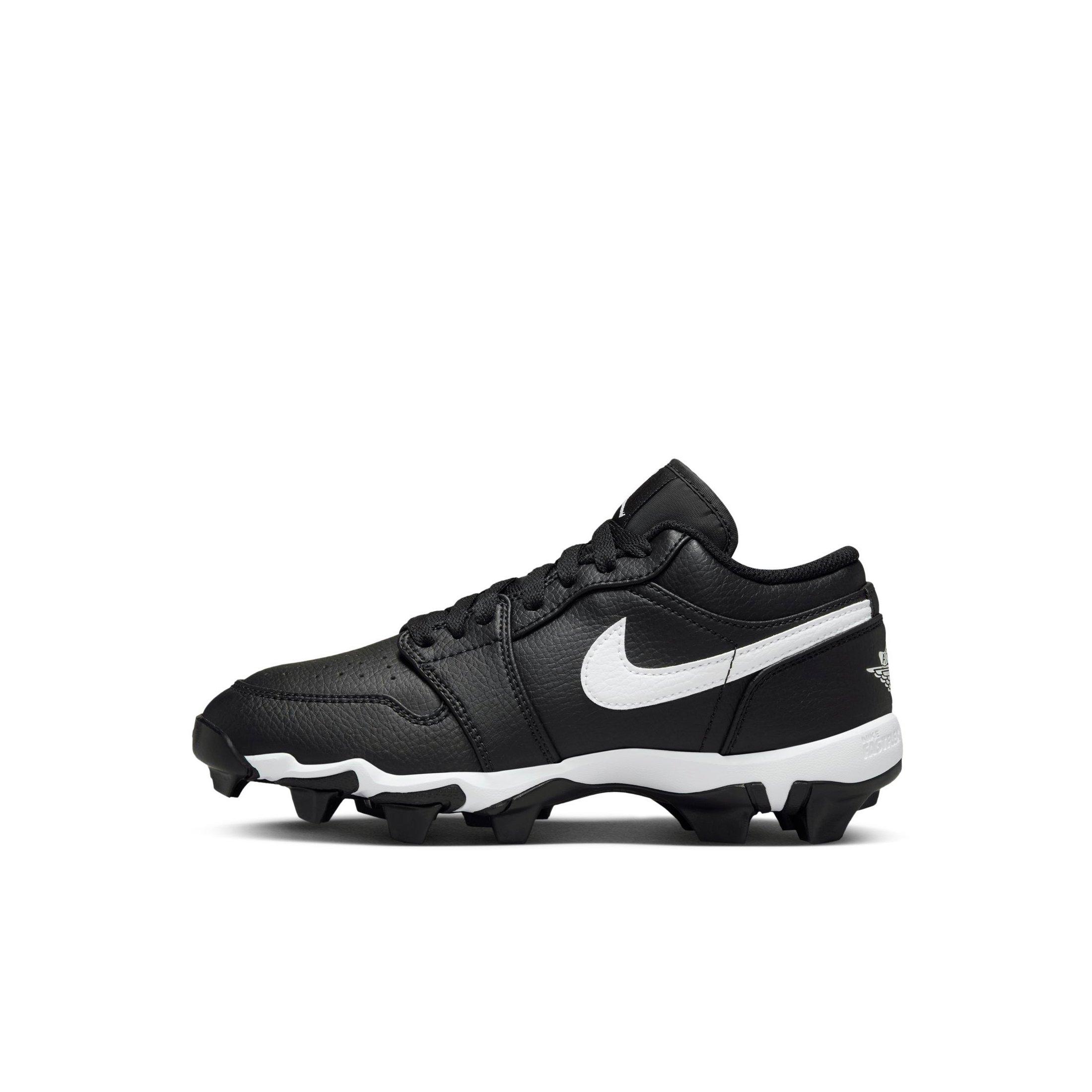 Jordan 1 Low Preschool Boys' "Black/White/White" Football Cleat
