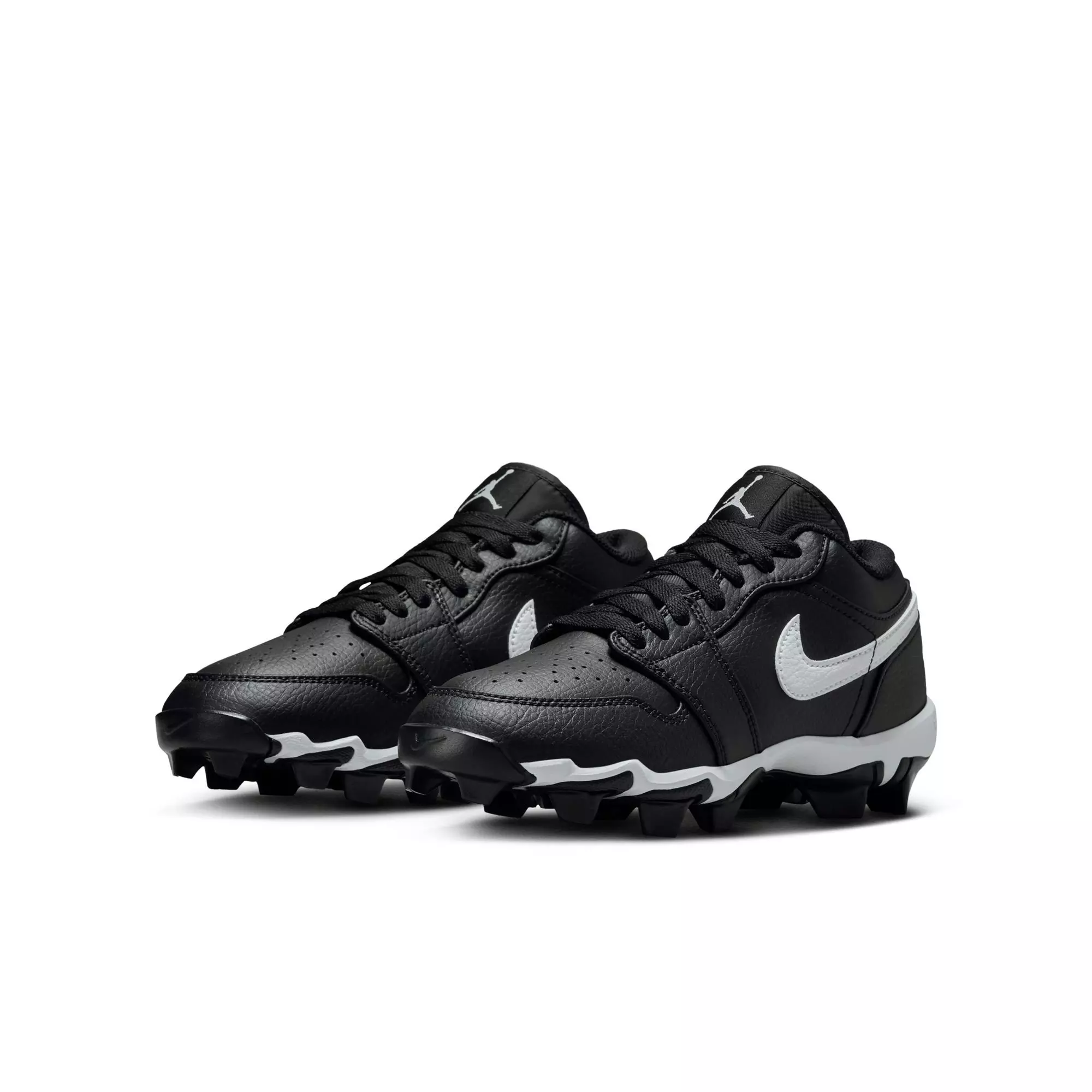 Jordan 1 Low "Black/White" Preschool Boys' Multisport Cleat - BLACK/WHITE/WHITE