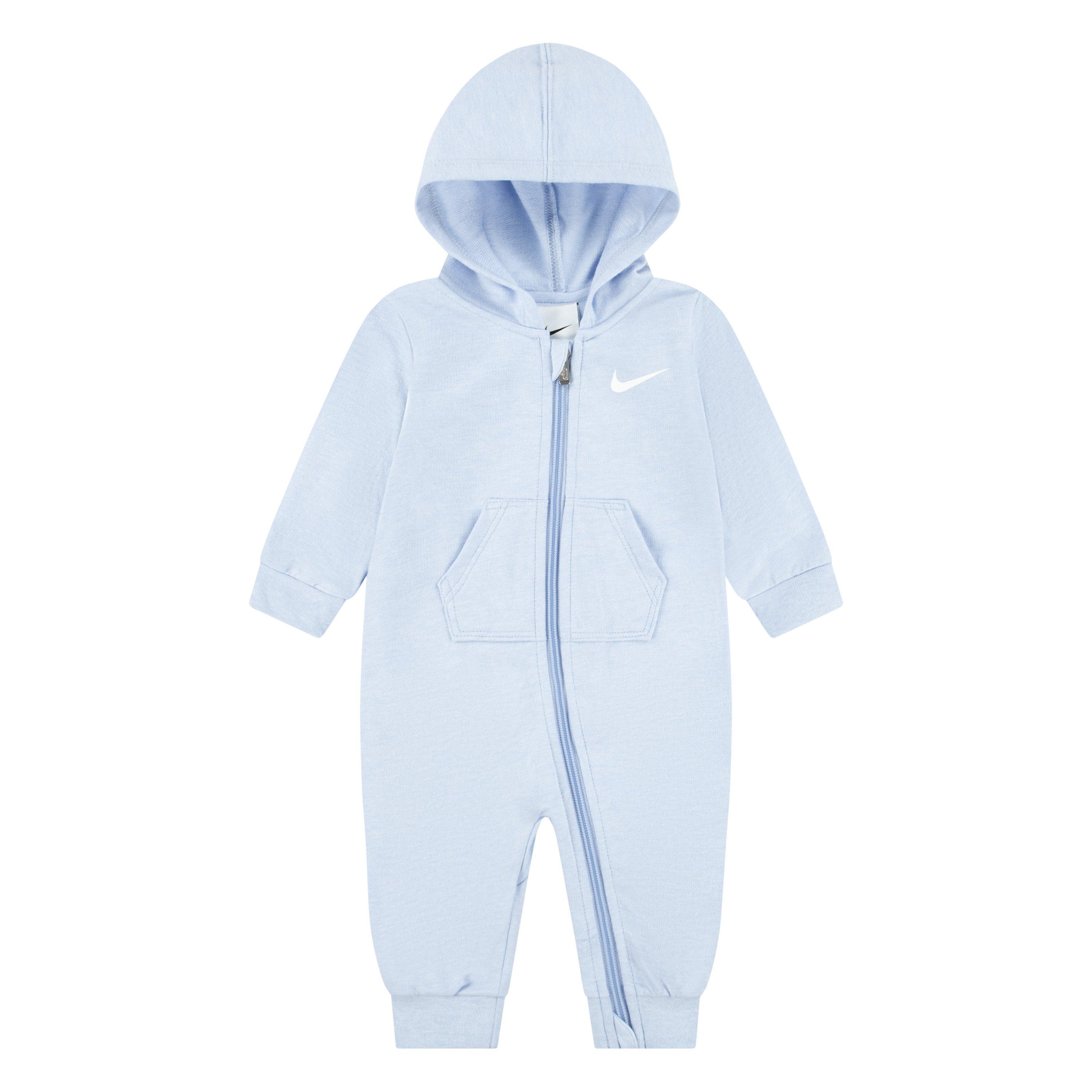 Nike Essentials Hooded Infant Boys' Lt Blue Coverall