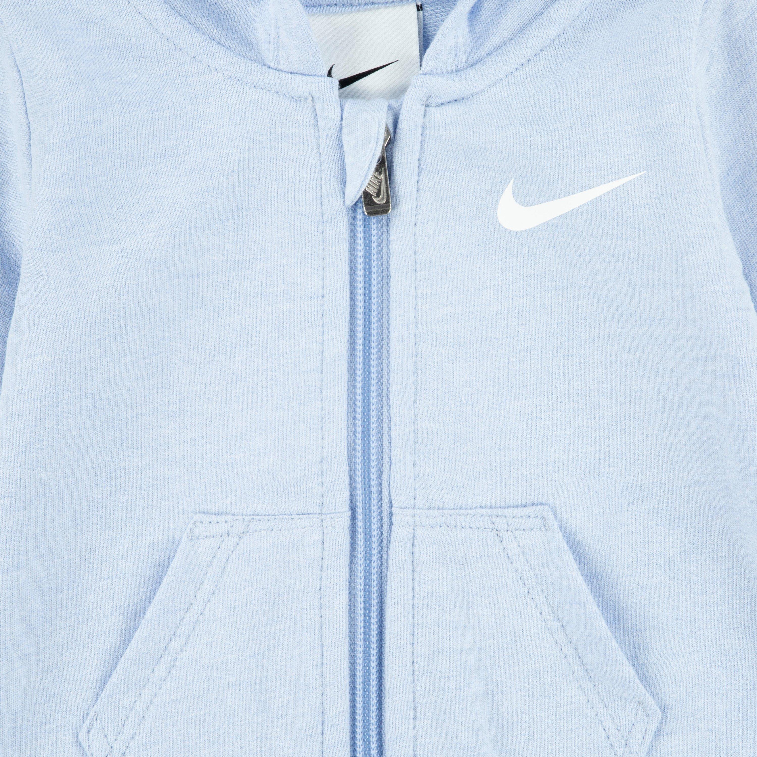 Nike Essentials Hooded Infant Boys' Lt Blue Coverall