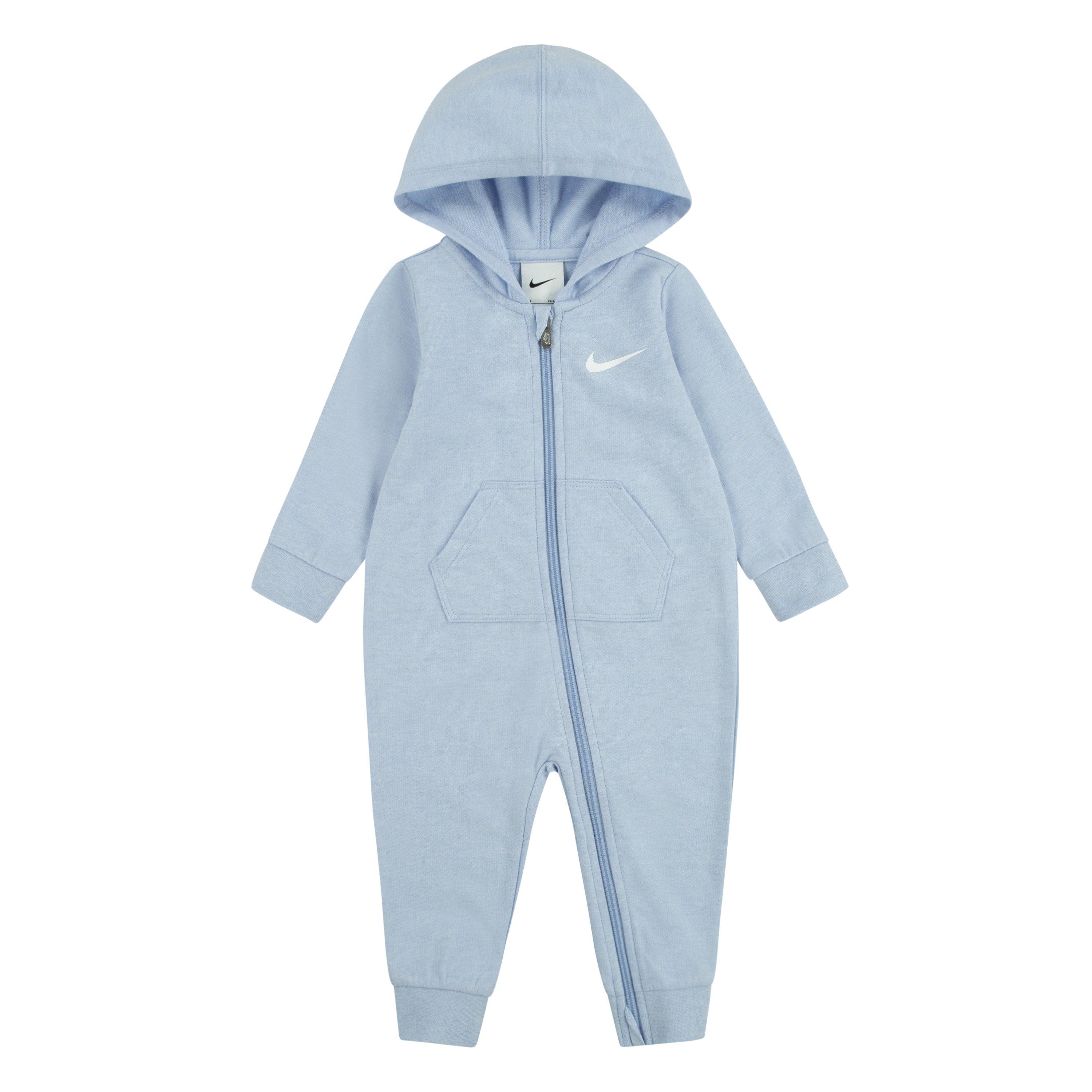 Nike Essentials Hooded Toddler Boys' Lt Blue Coverall