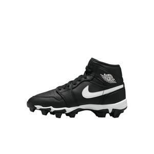 Jordan 1 Mid "Black/White" Preschool Boys' Multisport Cleat