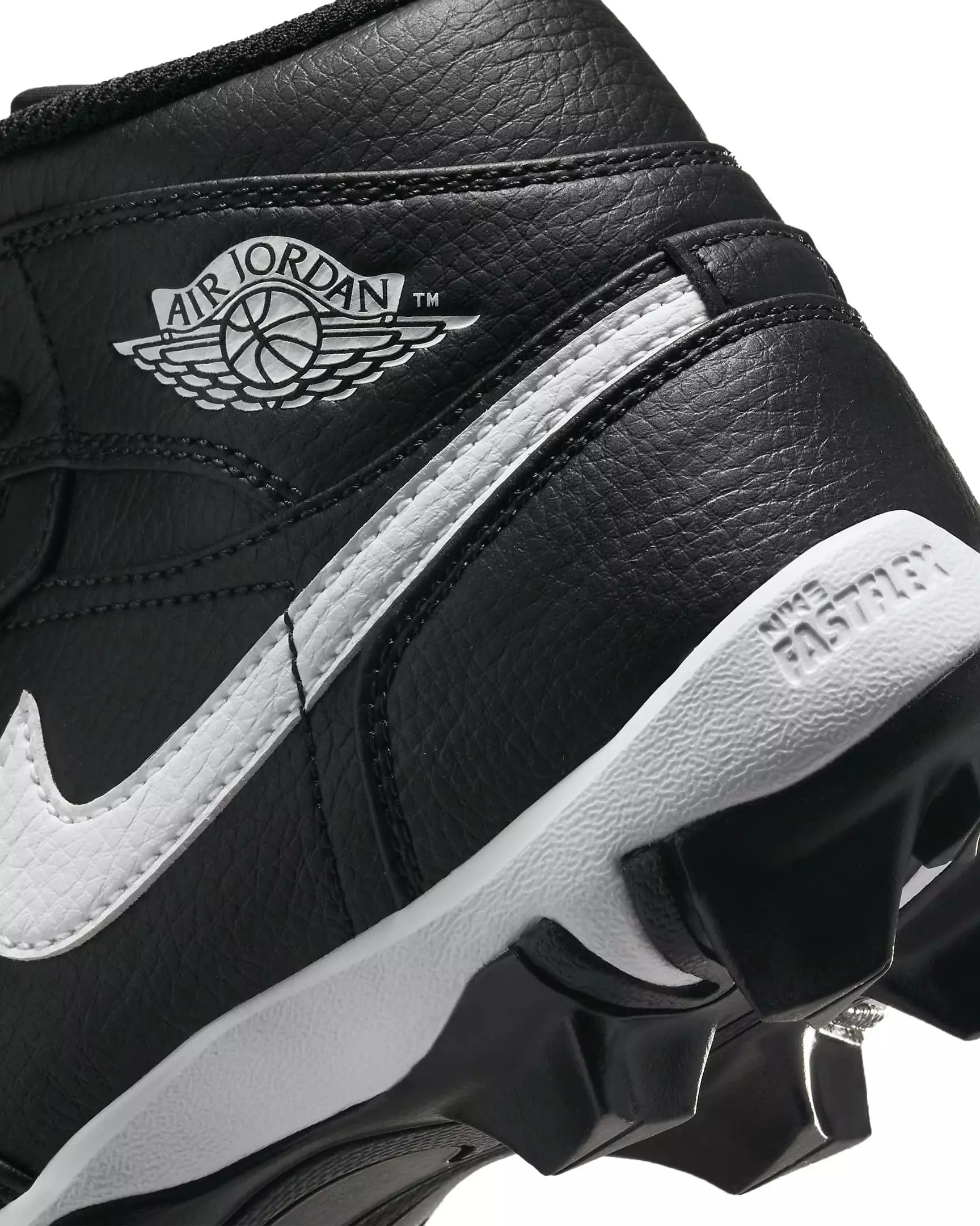 Jordan 1 Mid "Black/White" Preschool Boys' Multisport Cleat - BLACK/WHITE