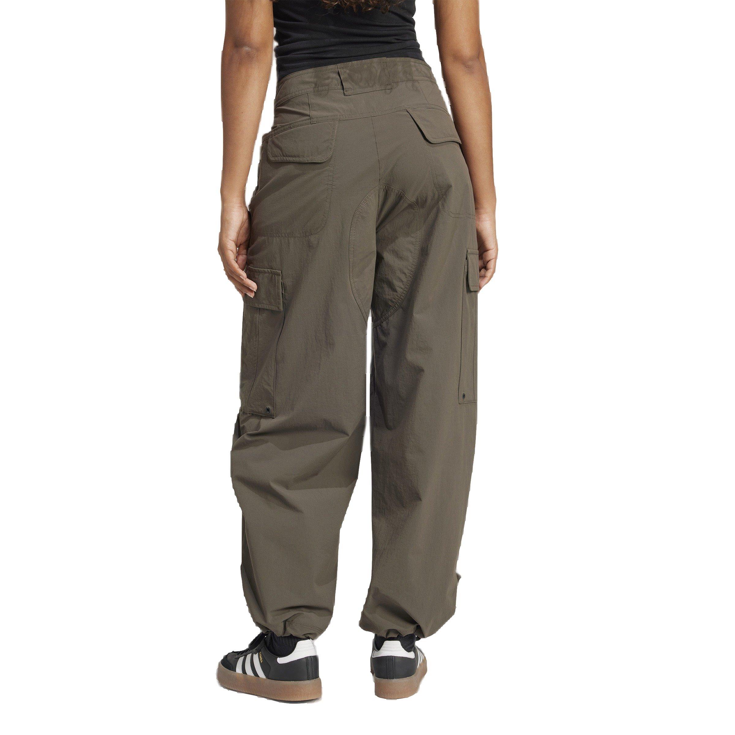 adidas Originals Women's Premium Essentials Cargo Tracksuit Bottoms -Green - GREEN Thumbnail View 2
