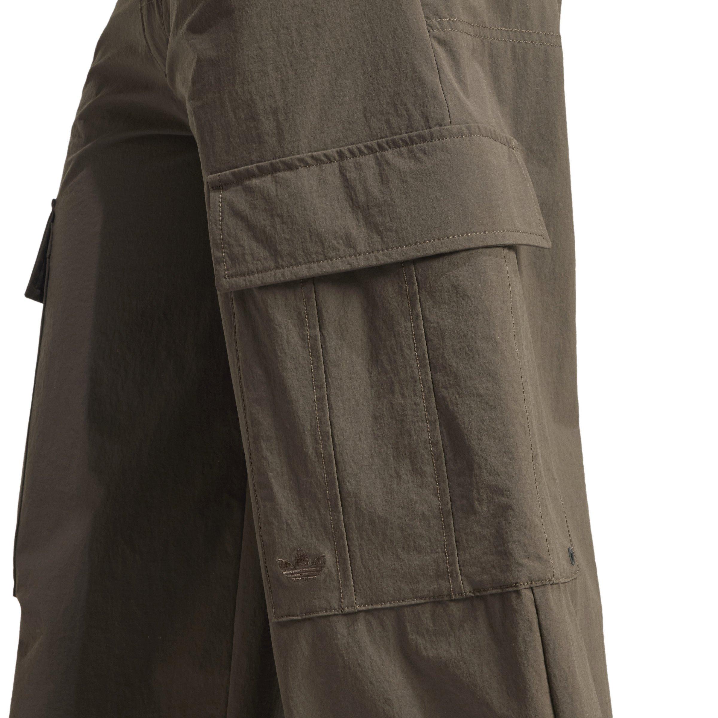 adidas Originals Women's Premium Essentials Cargo Tracksuit Bottoms -Green - GREEN Thumbnail View 3