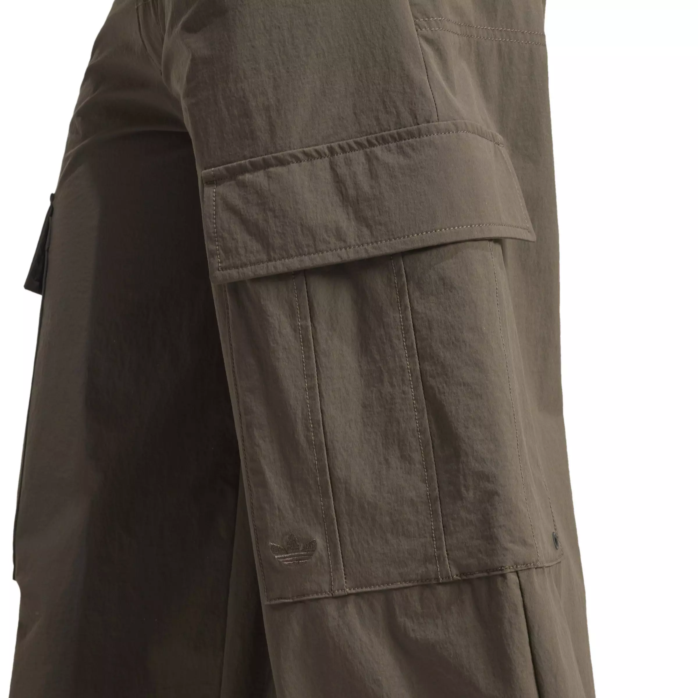 adidas Originals Women's Premium Essentials Cargo Tracksuit Bottoms -Green - GREEN